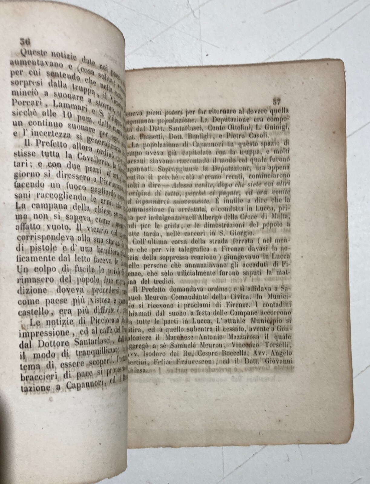 Risorgimento: Toscana, Livorno 1849. Diario Di Un Testimone Oculare