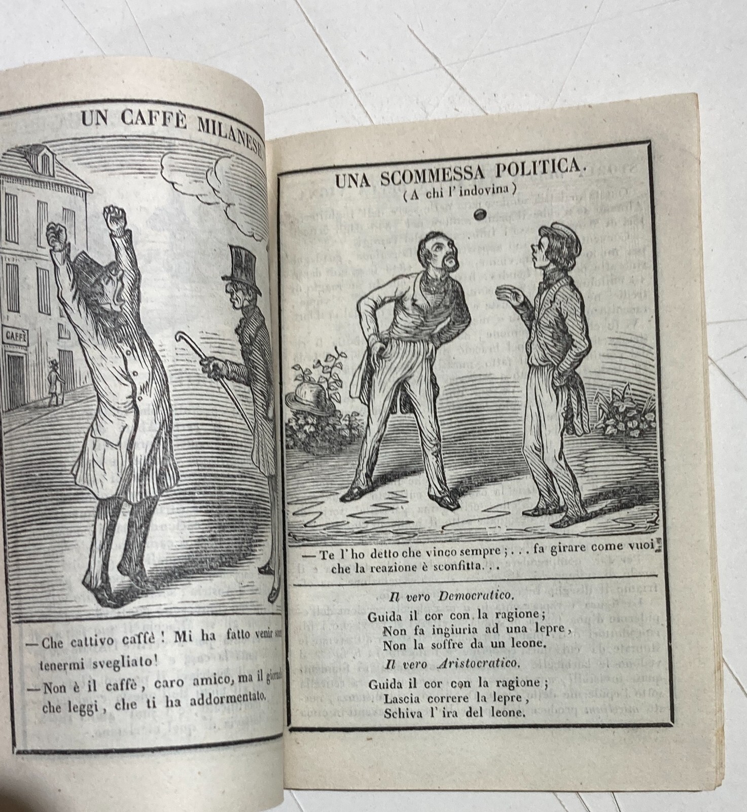 Umorismo, Satira, Politica, Risorgimento: Antico Almanacco Di Sanremo, Liguria, 1853