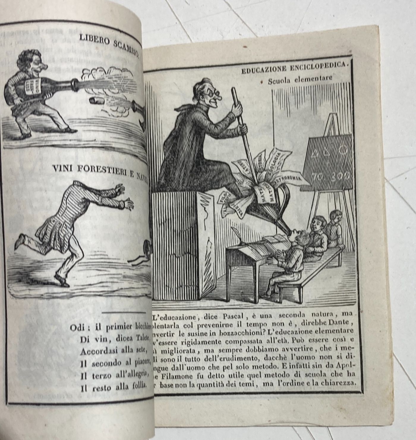 Umorismo, Satira, Politica, Risorgimento: Antico Almanacco Di Sanremo, Liguria, 1853