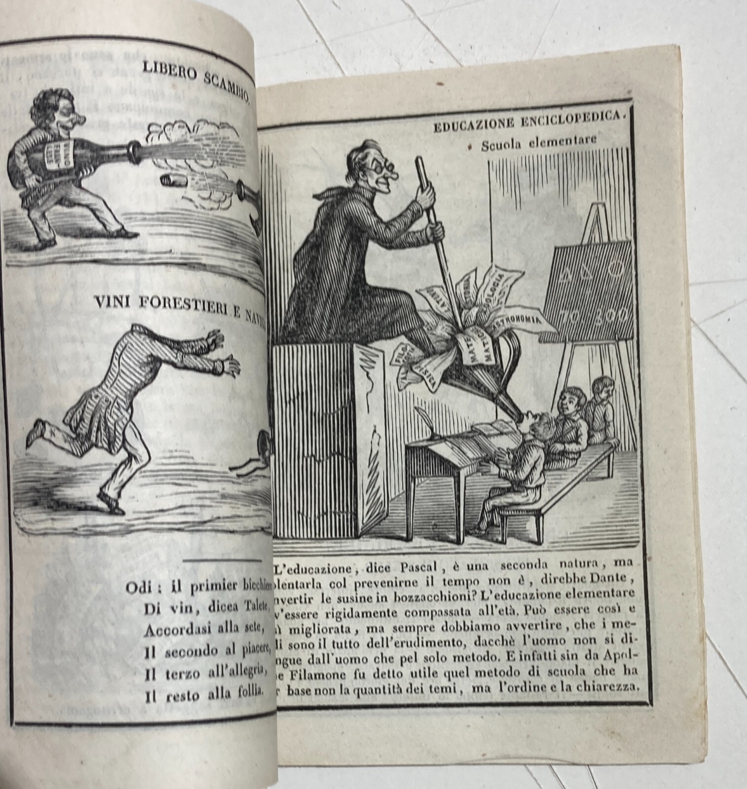 Umorismo, Satira, Politica, Risorgimento: Antico Almanacco Di Sanremo, Liguria, 1853