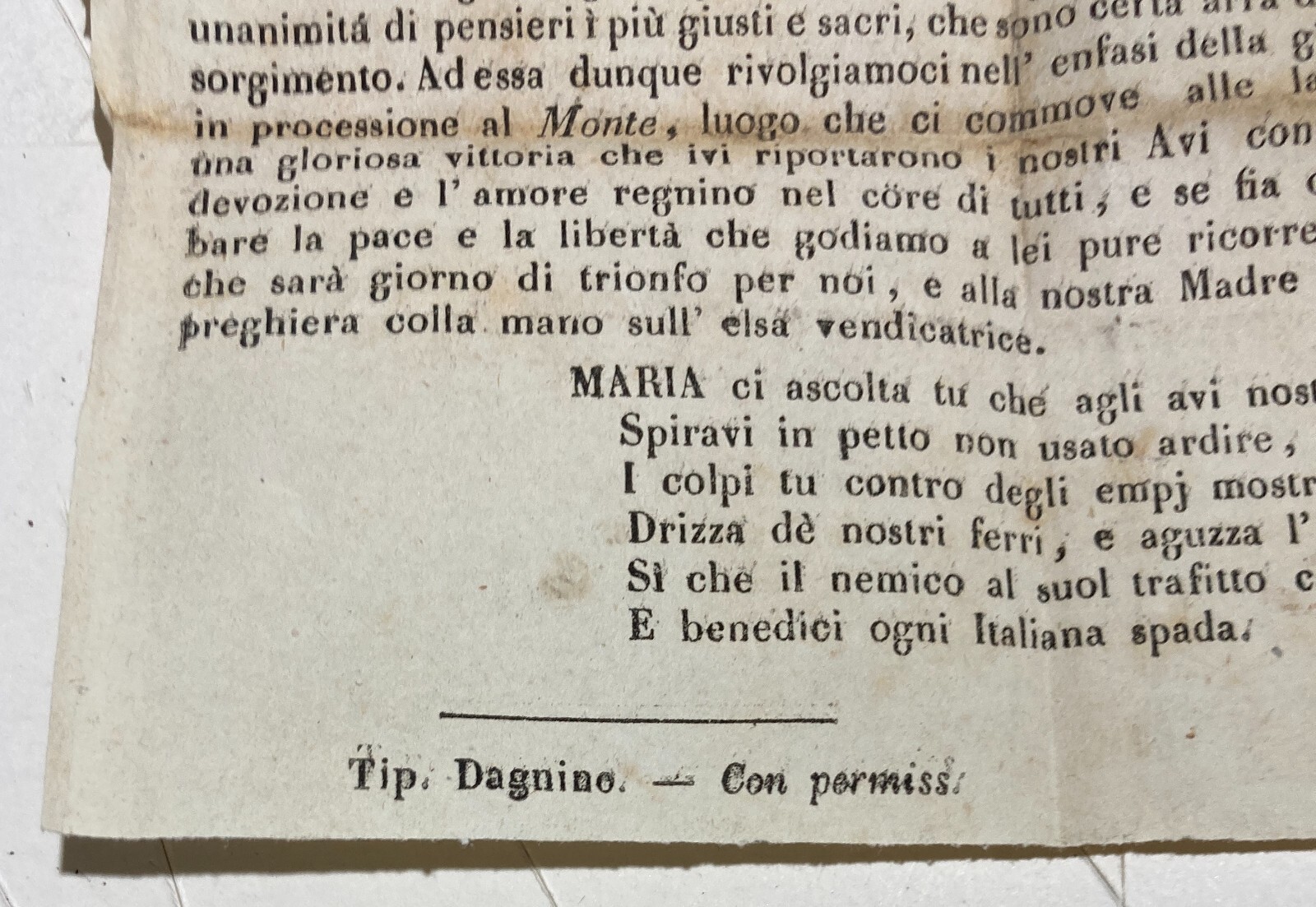 Risorgimento   Liguria   Genova   Tipografia Dagnino   Carlo Alberto   Costituzione   Feste