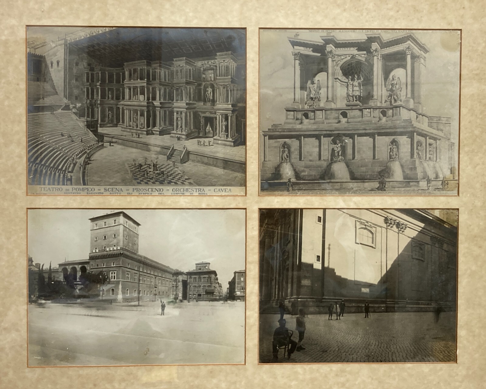 Roma Sparita: Architettura, Monumenti, Teatro Di Pompeo, Chiesa S. Ignazio   4 Foto