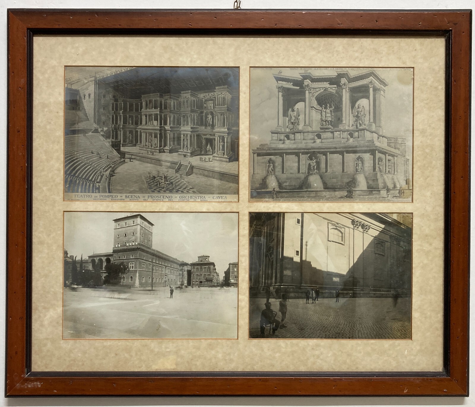 Roma Sparita: Architettura, Monumenti, Teatro Di Pompeo, Chiesa S. Ignazio   4 Foto