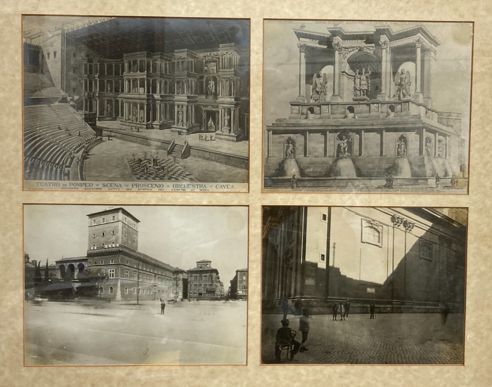 Roma Sparita: Architettura, Monumenti, Teatro Di Pompeo, Chiesa S. Ignazio   4 Foto