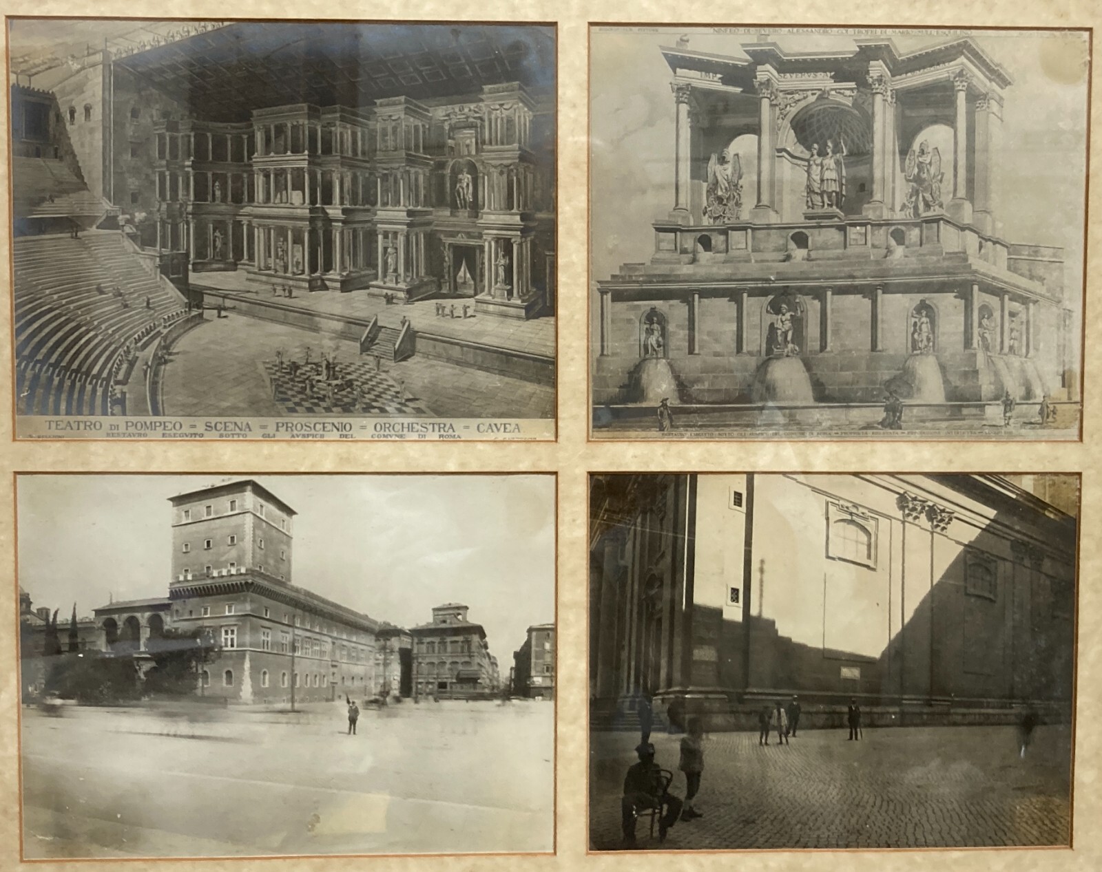 Roma Sparita: Architettura, Monumenti, Teatro Di Pompeo, Chiesa S. Ignazio   4 Foto