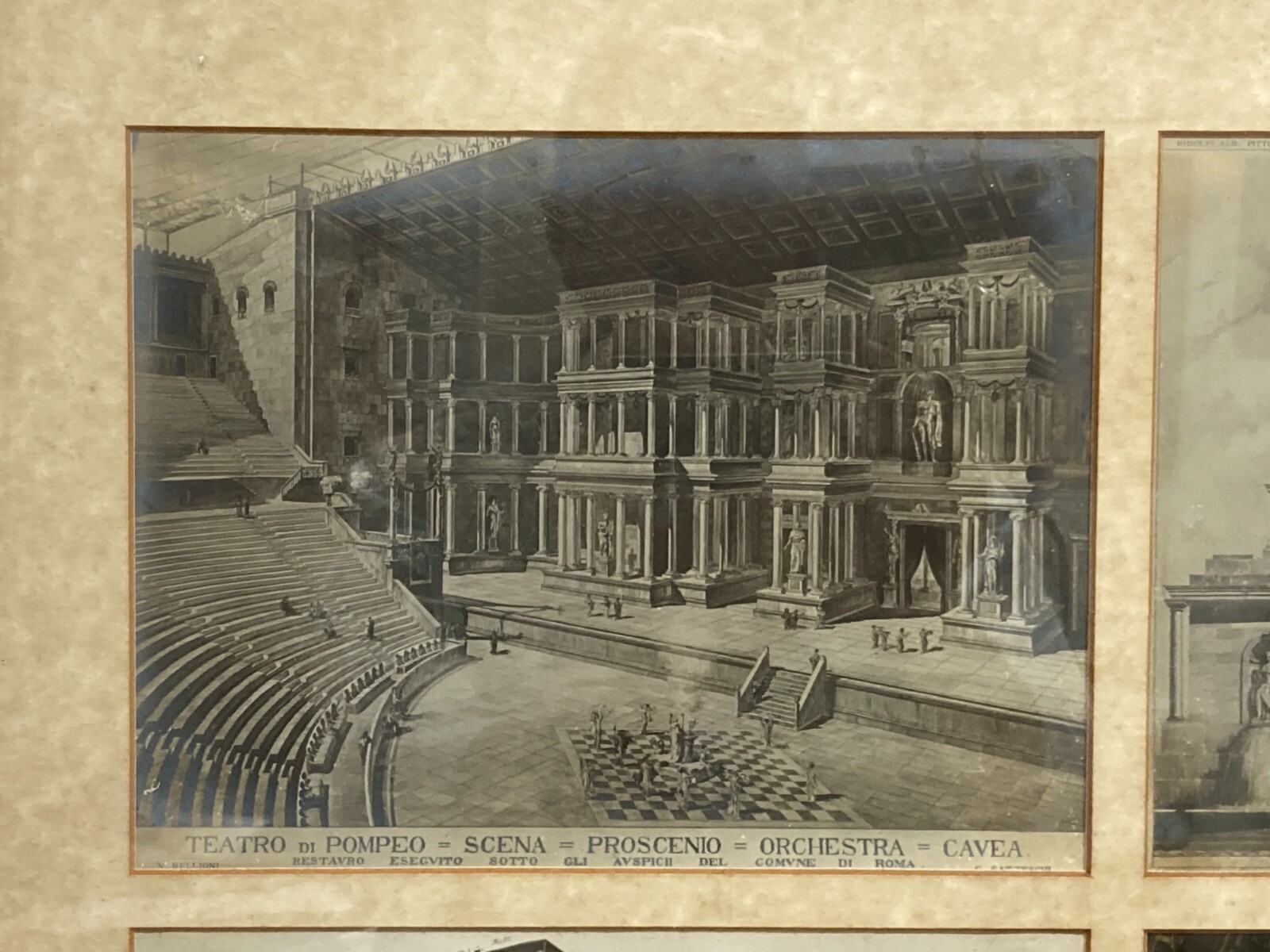 Roma Sparita: Architettura, Monumenti, Teatro Di Pompeo, Chiesa S. Ignazio   4 Foto