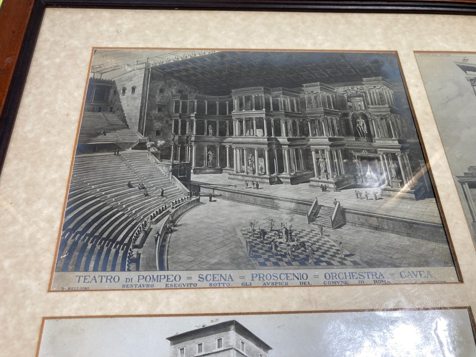Roma Sparita: Architettura, Monumenti, Teatro Di Pompeo, Chiesa S. Ignazio   4 Foto