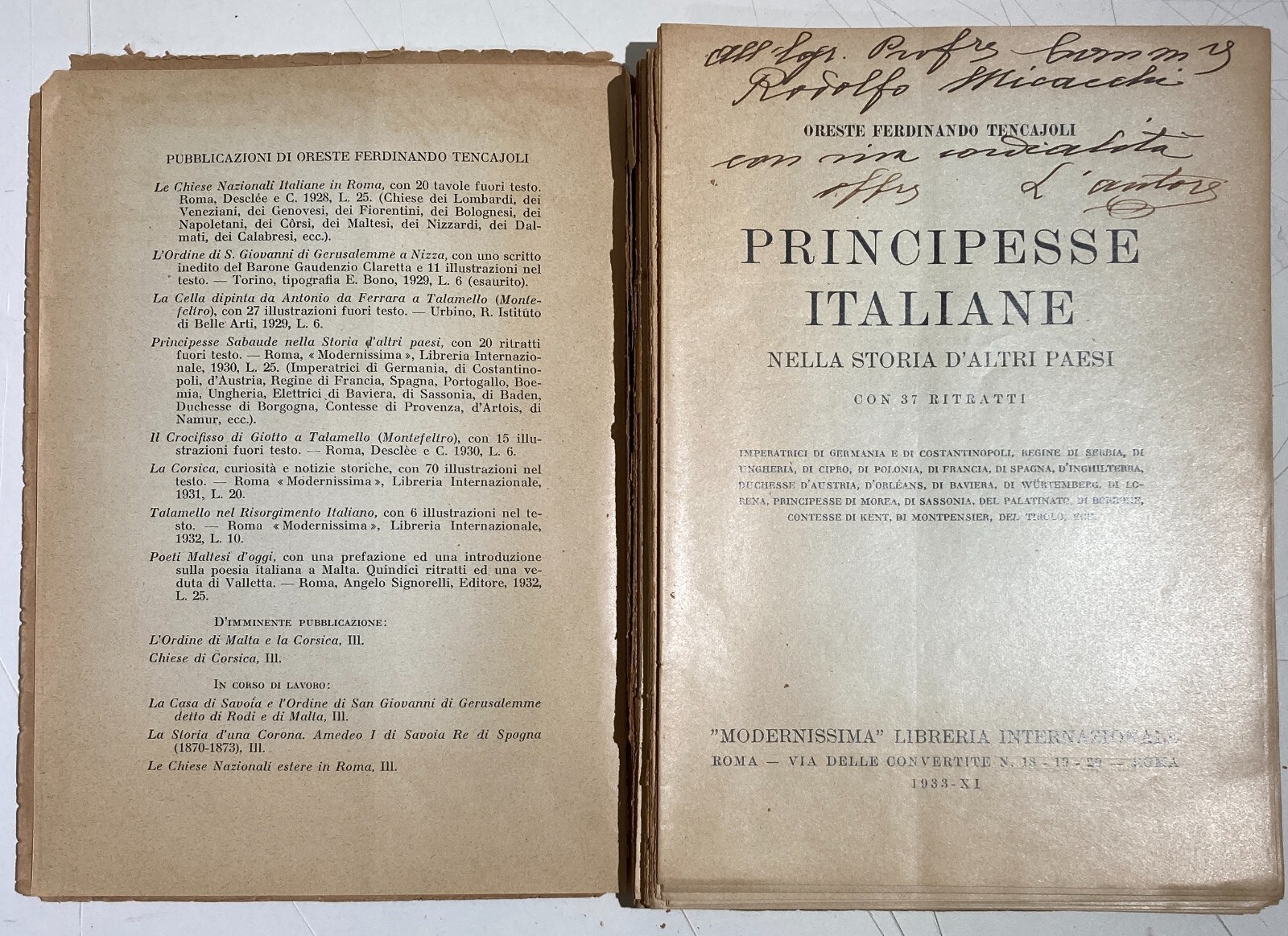 Nobiltà Italiana All'Estero: Principesse, Tirolo, Spagna, Austria, Cipro, Ex Libris