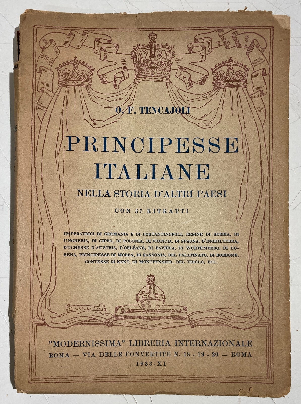 Nobiltà Italiana All'Estero: Principesse, Tirolo, Spagna, Austria, Cipro, Ex Libris