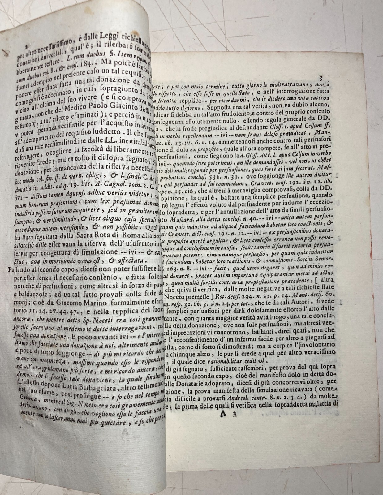 Liguria, Genova: Giuridica, Notariato, Eredità   Stefano Noceti, Avvocato Palma   1739