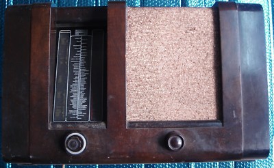 Radio Mikrofona MK 310: Apparecchio Radiofonico d'Epoca In Legno