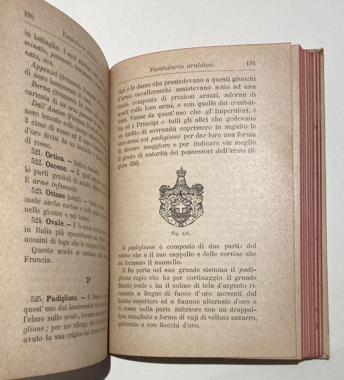 Araldica, Nobiltà: Antico Manuale Vocabolario Araldico, Hoepli, 1897, Illustrato