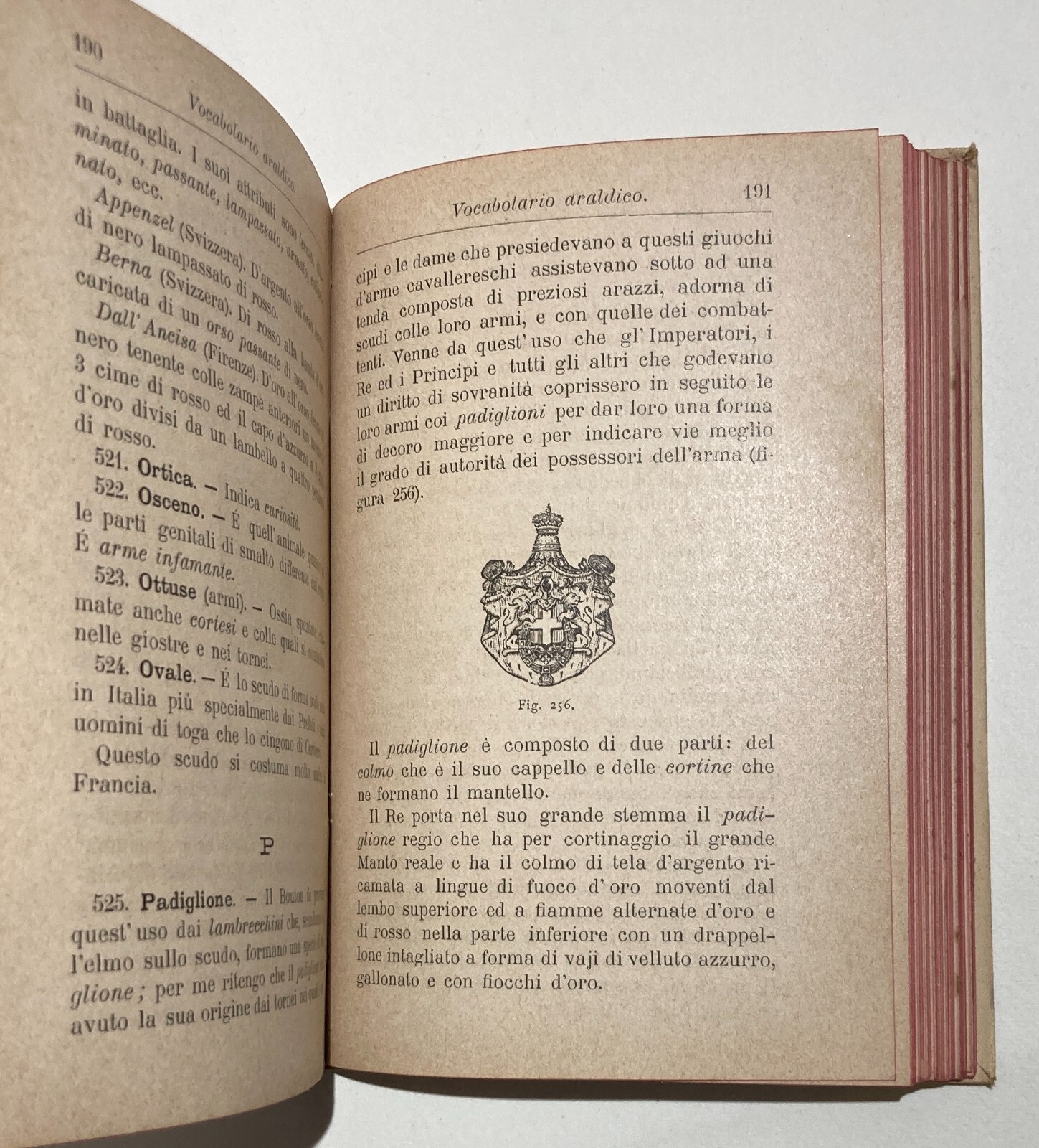Araldica, Nobiltà: Antico Manuale Vocabolario Araldico, Hoepli, 1897, Illustrato