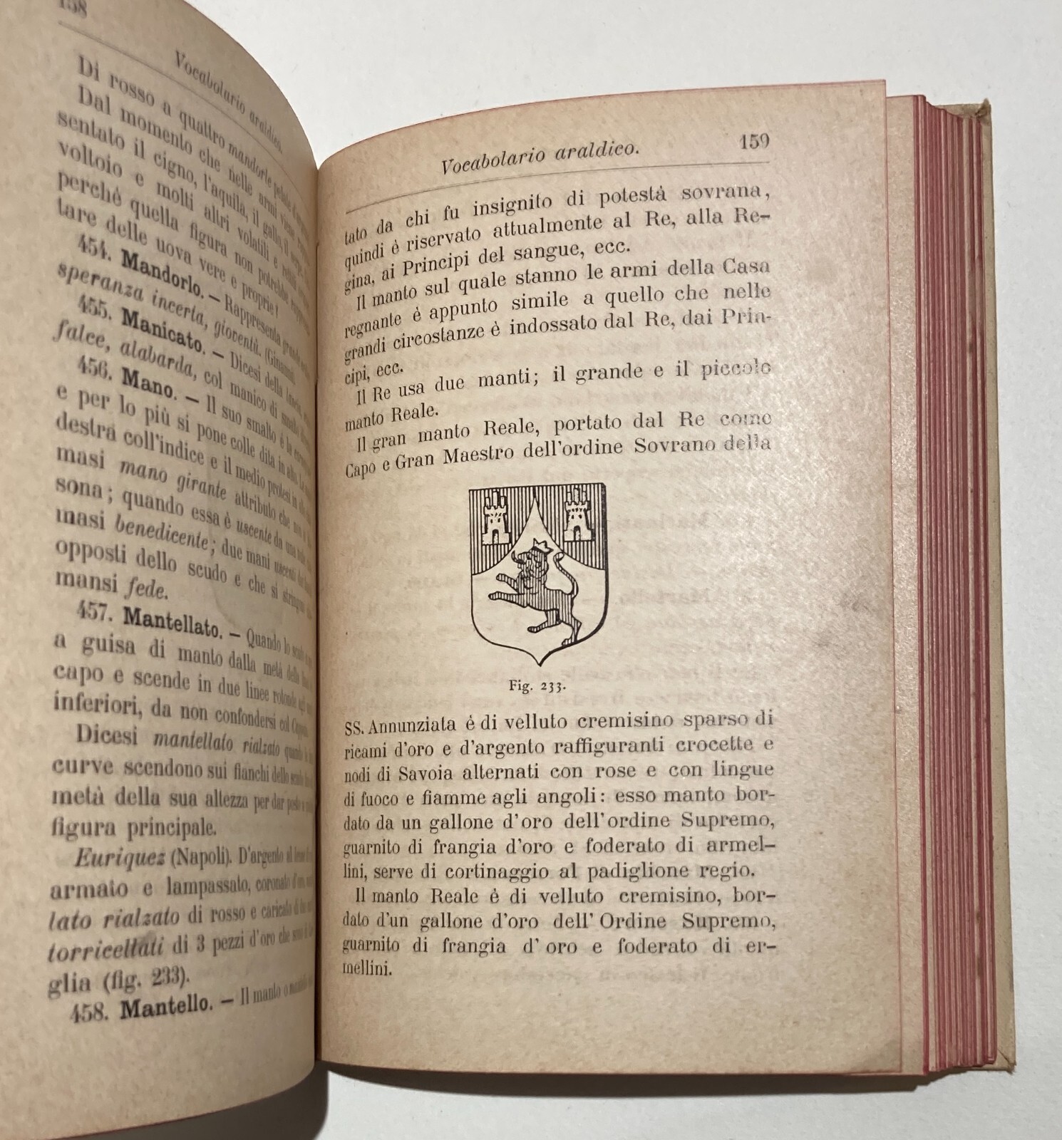 Araldica, Nobiltà: Antico Manuale Vocabolario Araldico, Hoepli, 1897, Illustrato