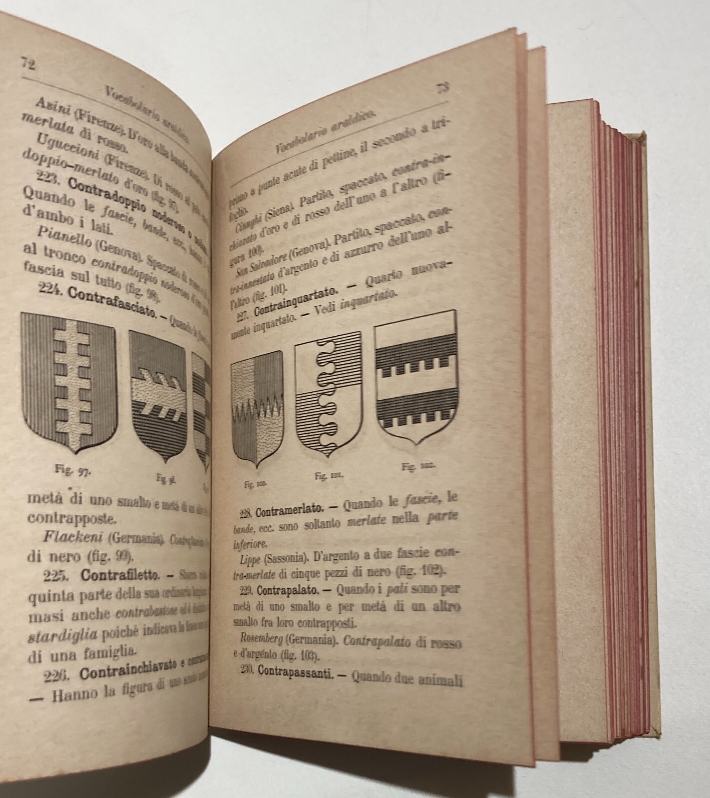 Araldica, Nobiltà: Antico Manuale Vocabolario Araldico, Hoepli, 1897, Illustrato