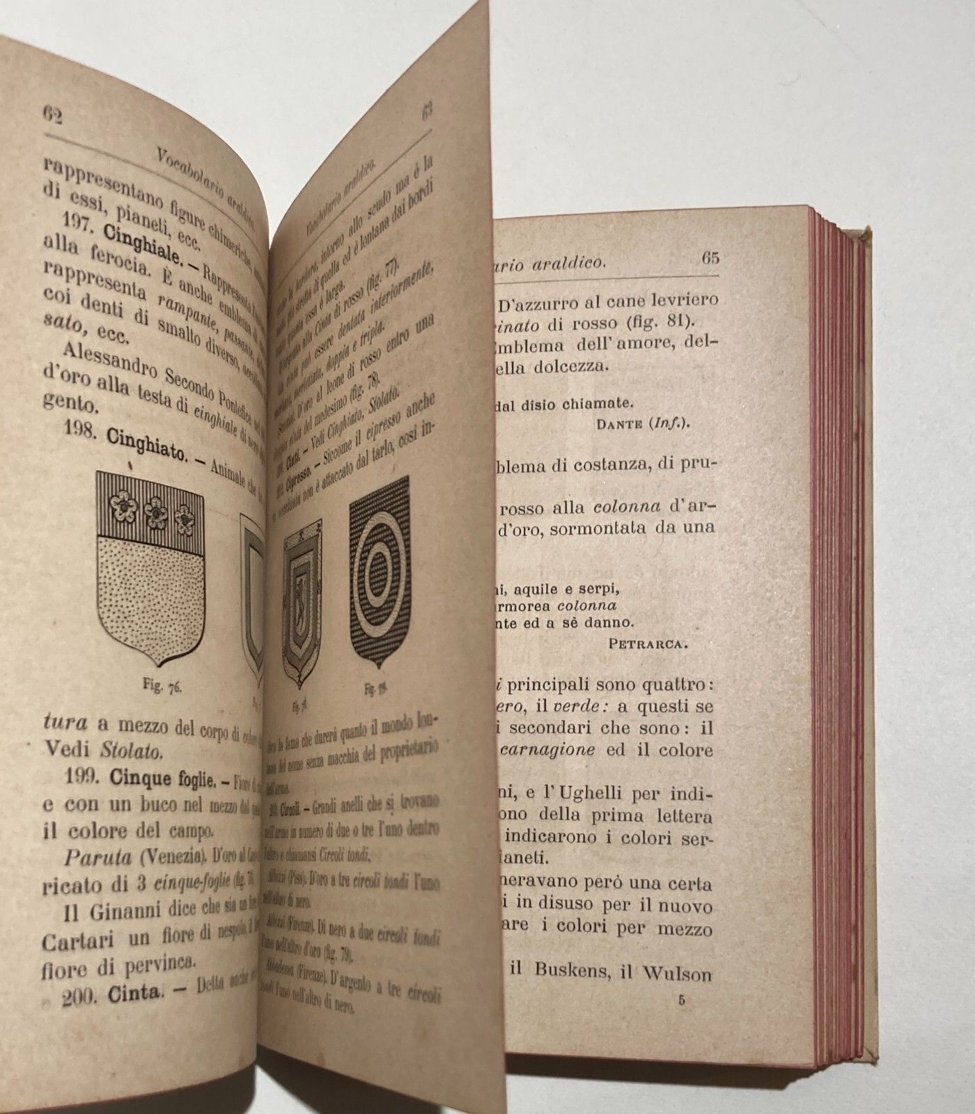 Araldica, Nobiltà: Antico Manuale Vocabolario Araldico, Hoepli, 1897, Illustrato