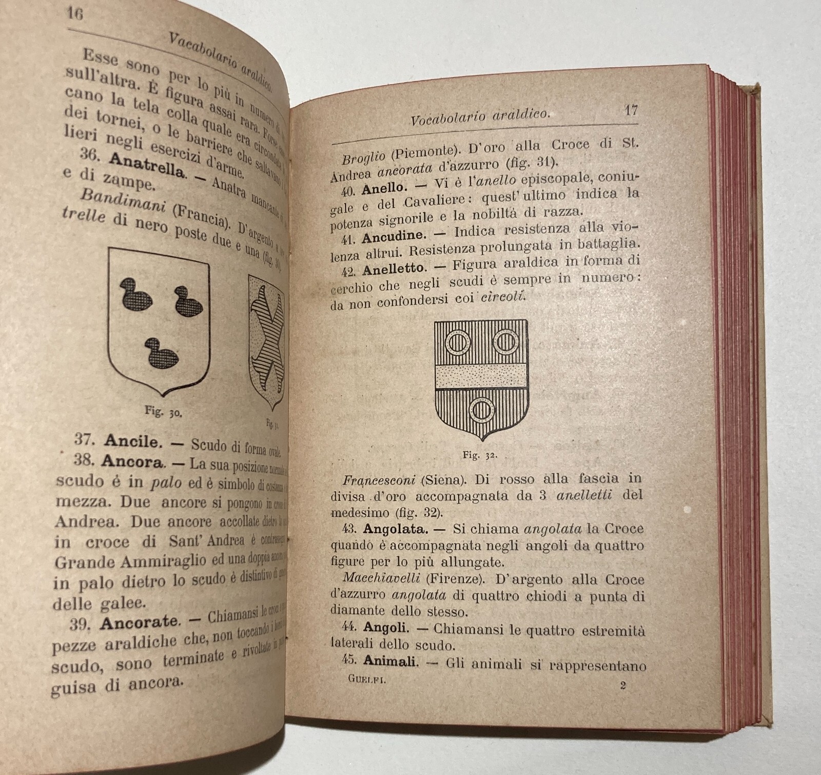 Araldica, Nobiltà: Antico Manuale Vocabolario Araldico, Hoepli, 1897, Illustrato