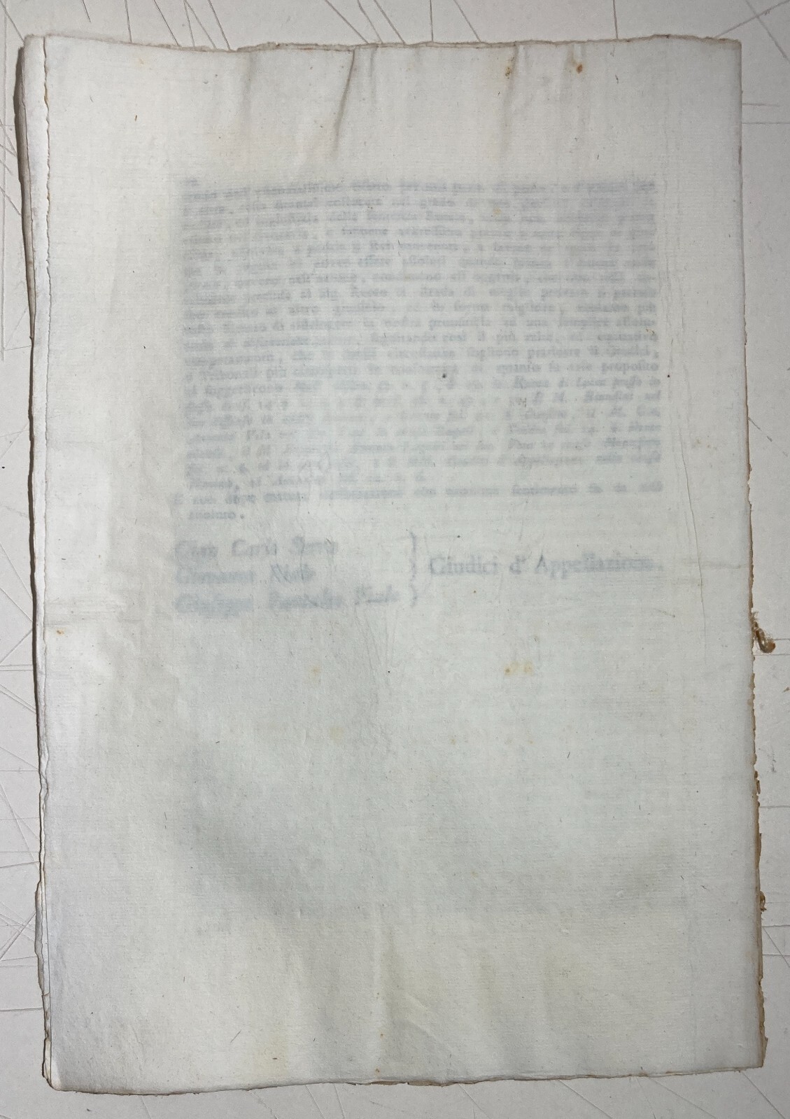 Liguria, Genova, Sestri Levante: Decisione Giuridica Carena Recco, 1787