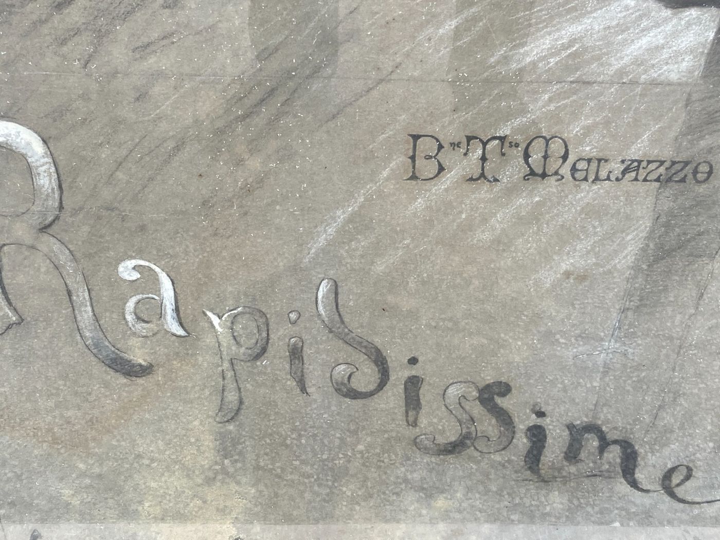Nobiltà Siciliana: Barone Melazzo, Rara Opera Pubblicitaria Di Gaetano Esposito