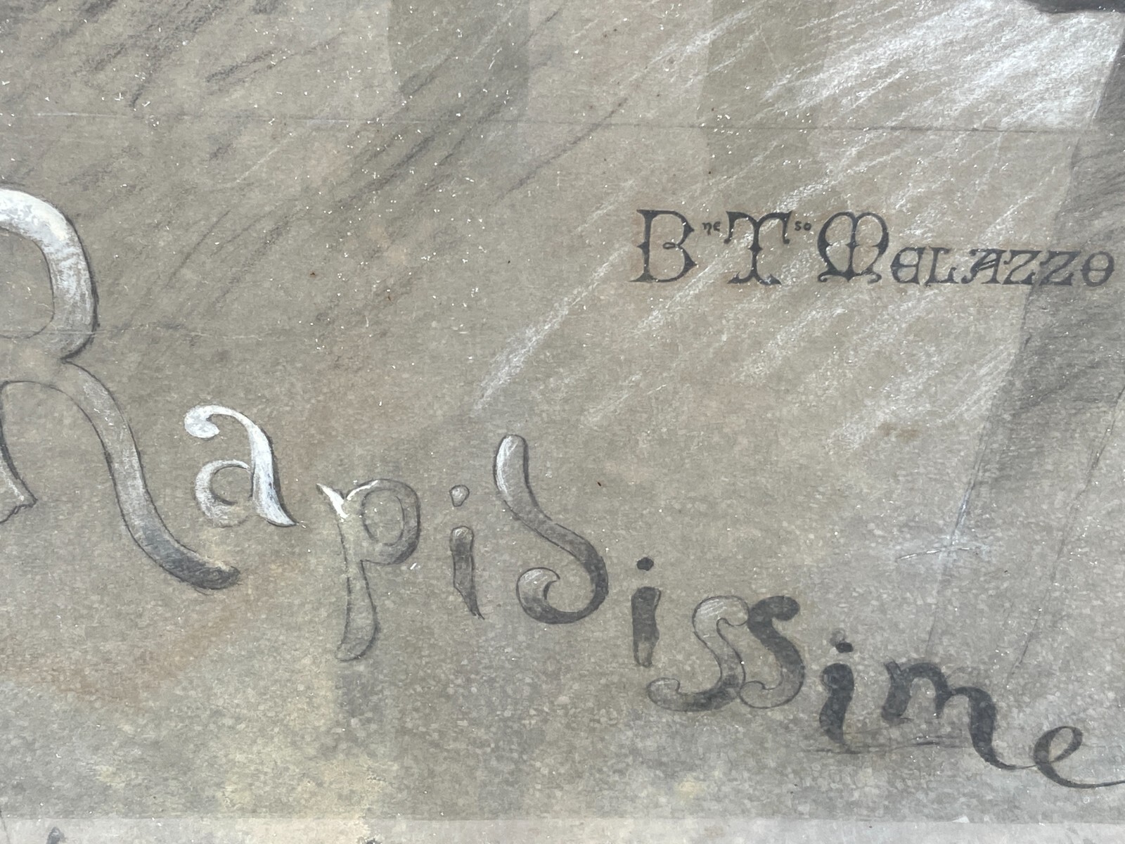 Nobiltà Siciliana: Barone Melazzo, Rara Opera Pubblicitaria Di Gaetano Esposito