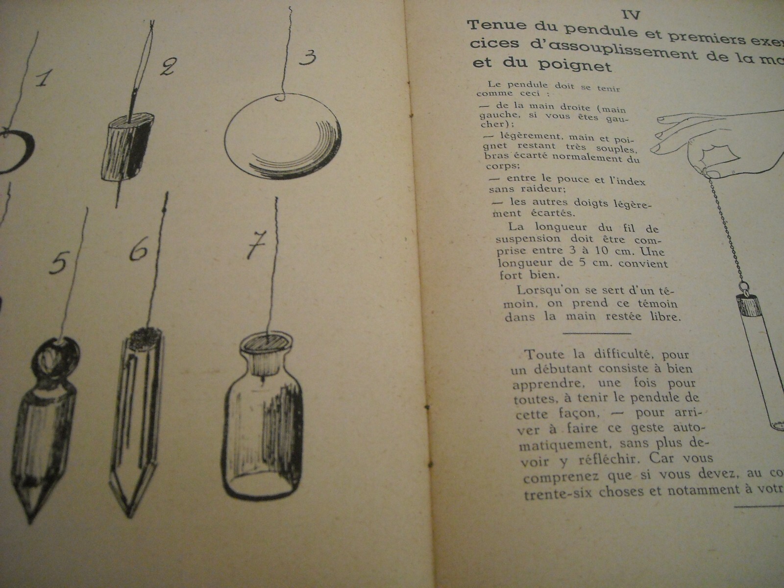 Radiestesia, Bacchette E Pendoli. Servranx. Utile Manuale Pratico. In Francese. 1958