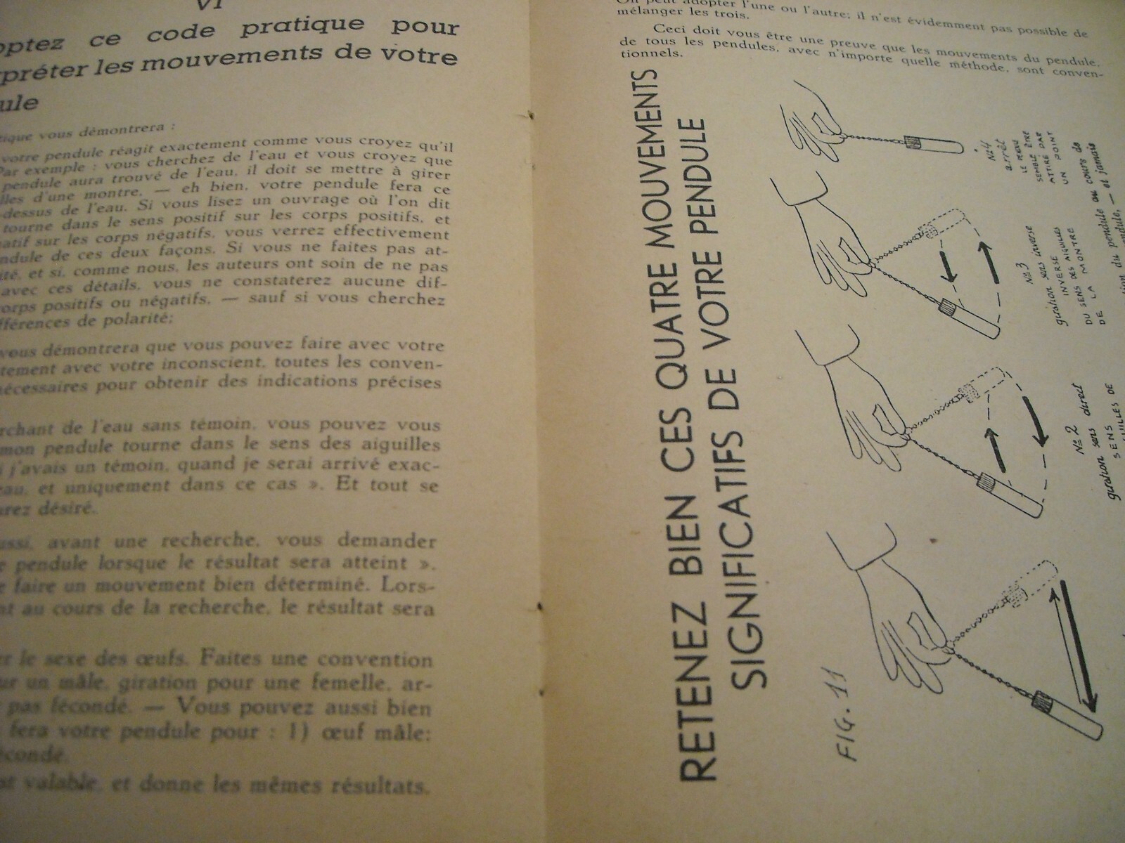Radiestesia, Bacchette E Pendoli. Servranx. Utile Manuale Pratico. In Francese. 1958