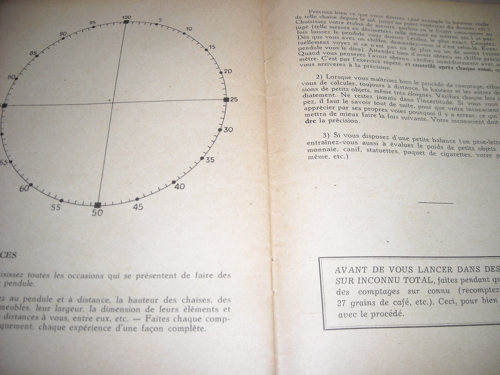 Radiestesia, Bacchette E Pendoli. Servranx. Utile Manuale Pratico. In Francese. 1958