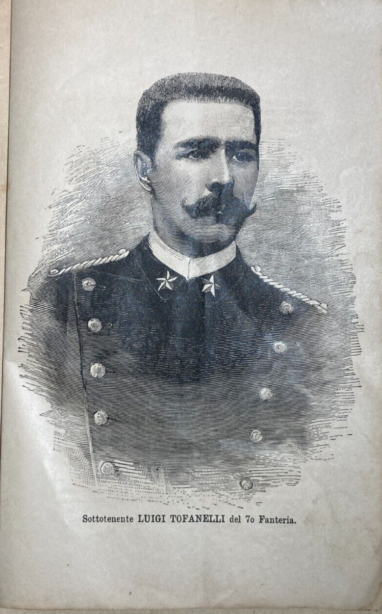 Militaria: Fanteria, Antico Ritratto Di Luigi Tofanelli, Stampa Xilografica