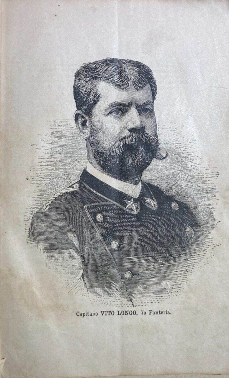 Militaria. Fanteria. Stampa Da Collezione: Capitano Vito Longo