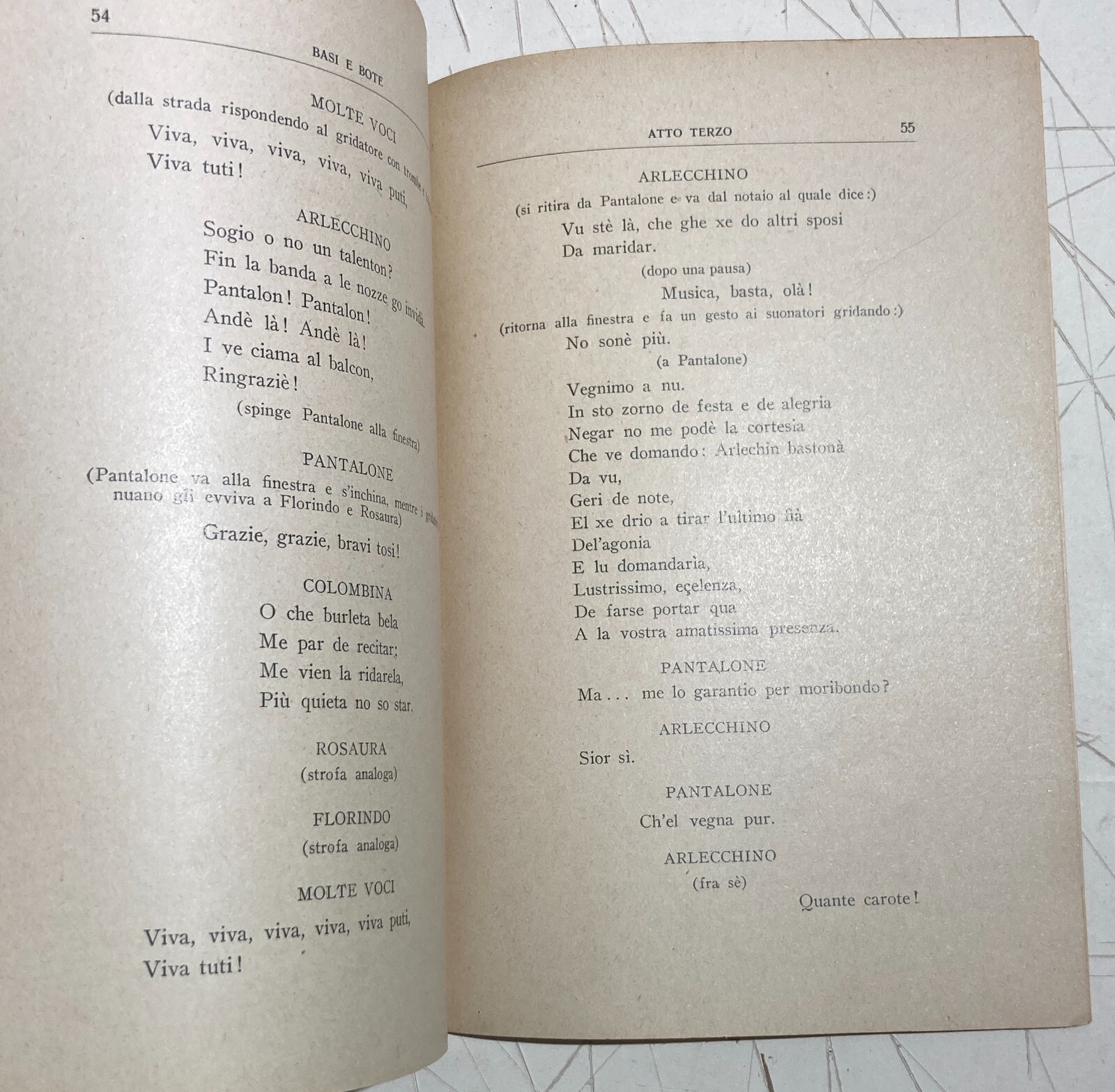 Basi E Bote: Commedia Lirica Di Arrigo Boito, Musica Di R. Pick Mangiagalli   Ricordi, 1932
