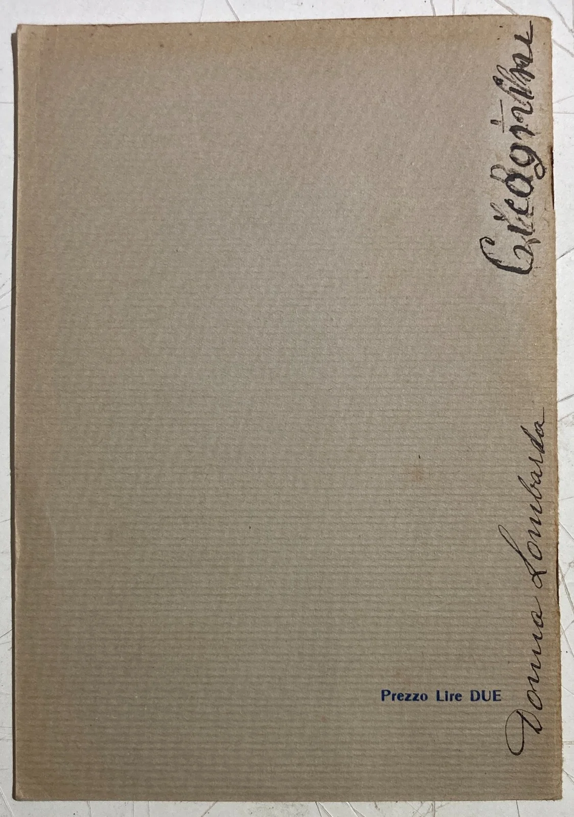 Alessandro Cicognini, Donna Lombarda Libretto di Melodramma, 1933