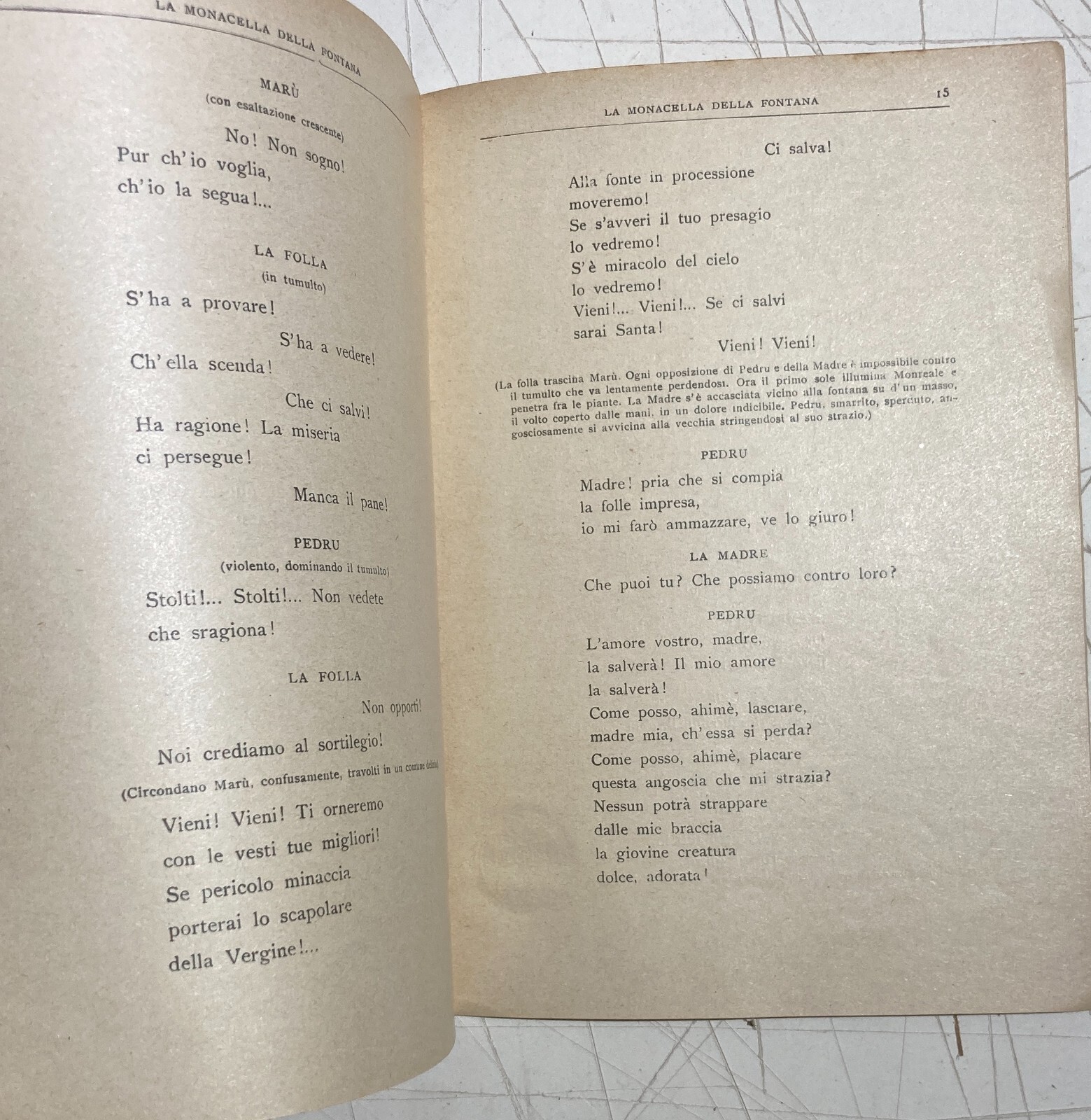 La Monacella Della Fontana: Libretto d'Opera Di Giuseppe Adami E Giuseppe Mulè, 1920