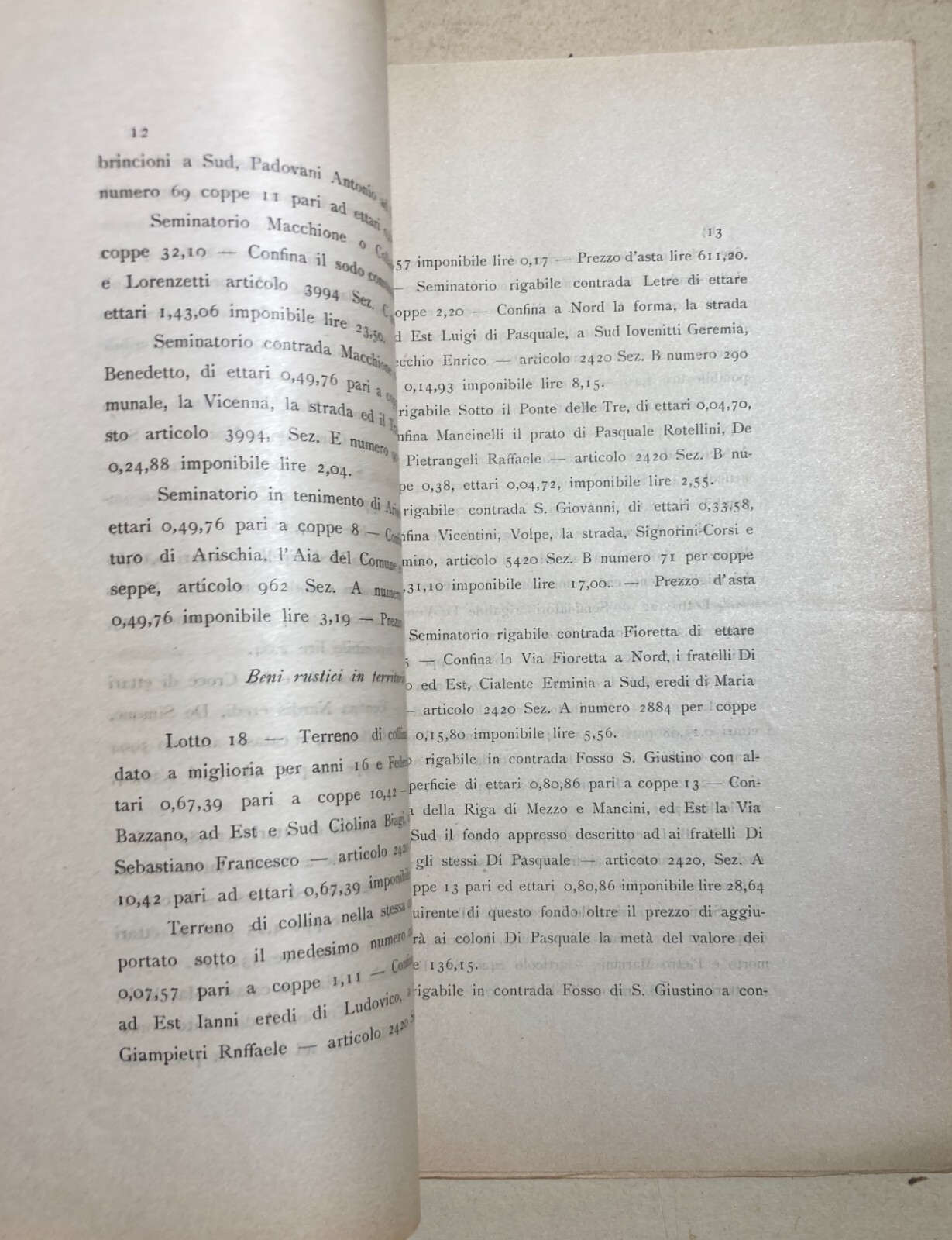 Abruzzo, Aquila, Sulmona, Paganica, Barisciano, Collebrincioni Fallimento De Nardis
