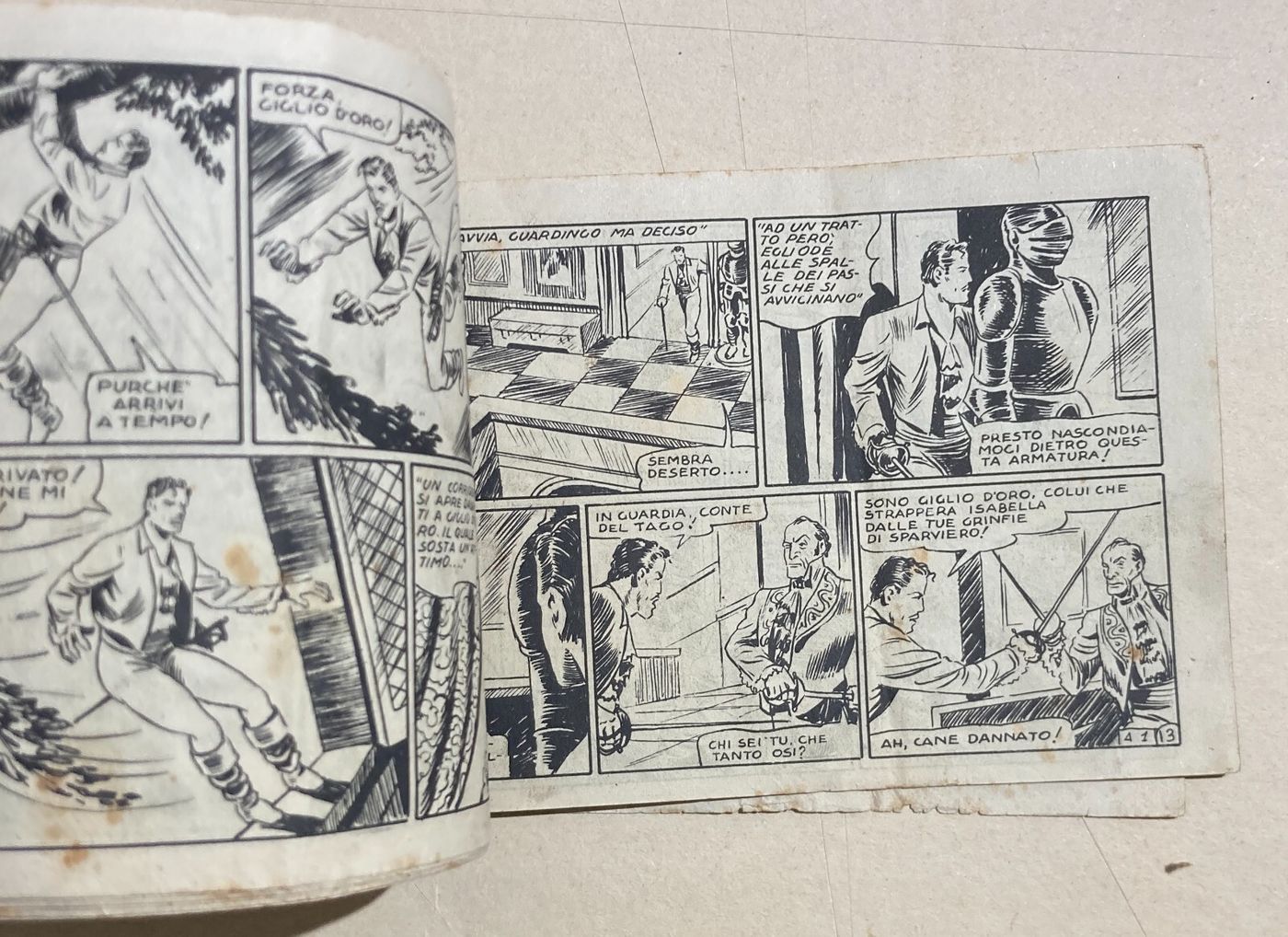 Cinema   Cineavventura   L'Invincibile Spada   Avventure Del Giglio d'Oro   Fumetto