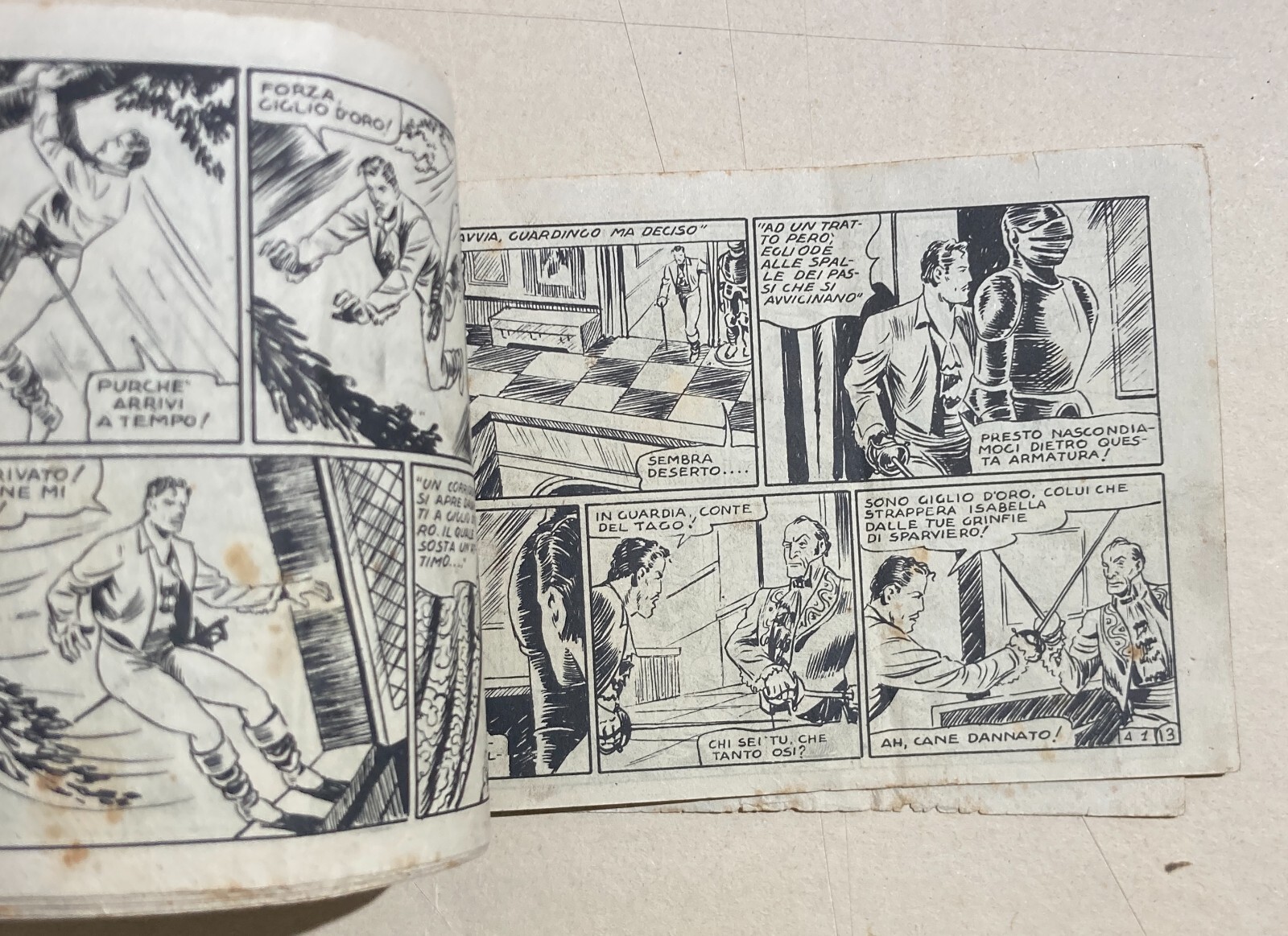 Cinema   Cineavventura   L'Invincibile Spada   Avventure Del Giglio d'Oro   Fumetto