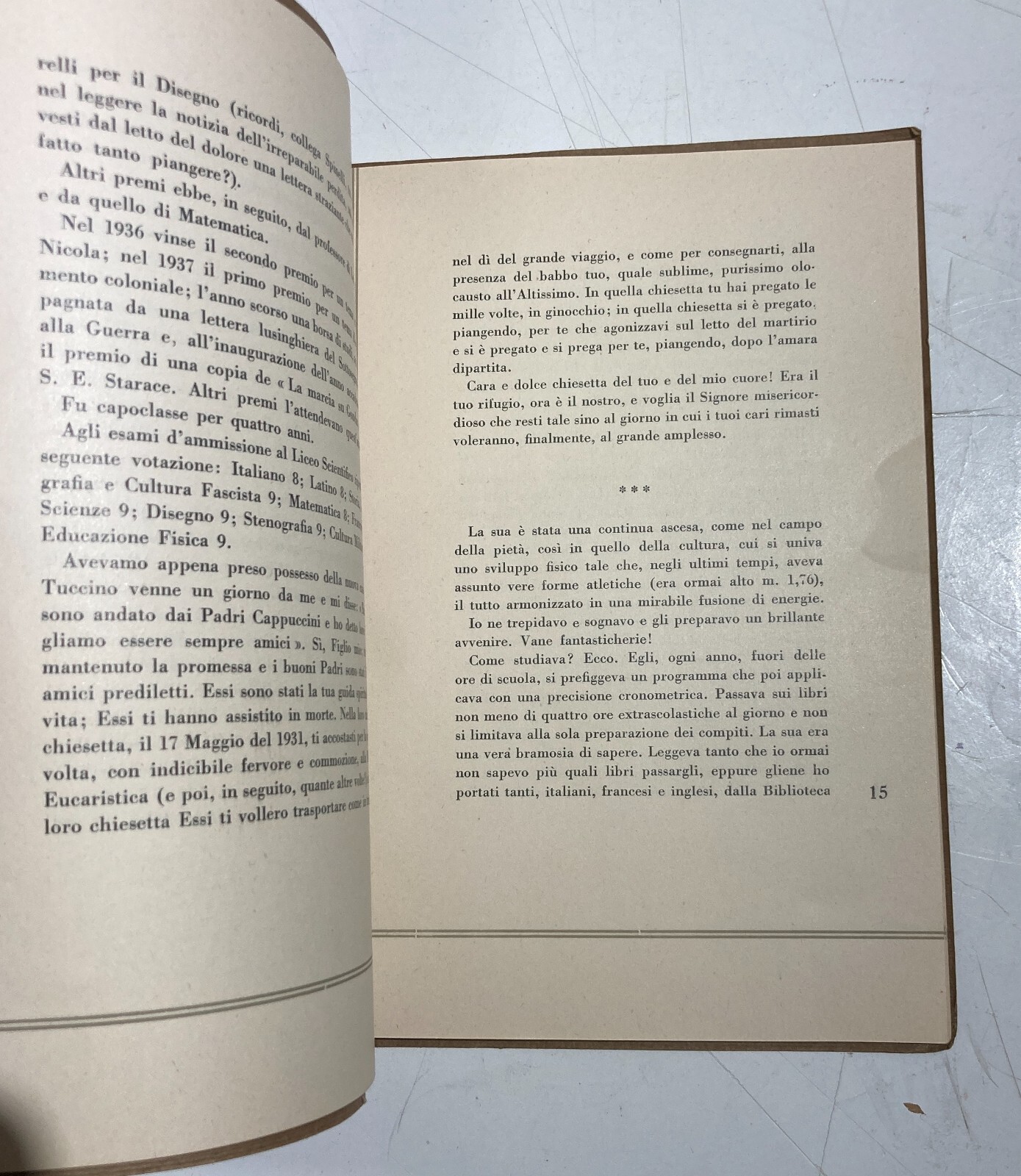 Puglia, Bari, Conversano, Triggiano, San Marino, Necrologio Tuccio Carbonara, 1939