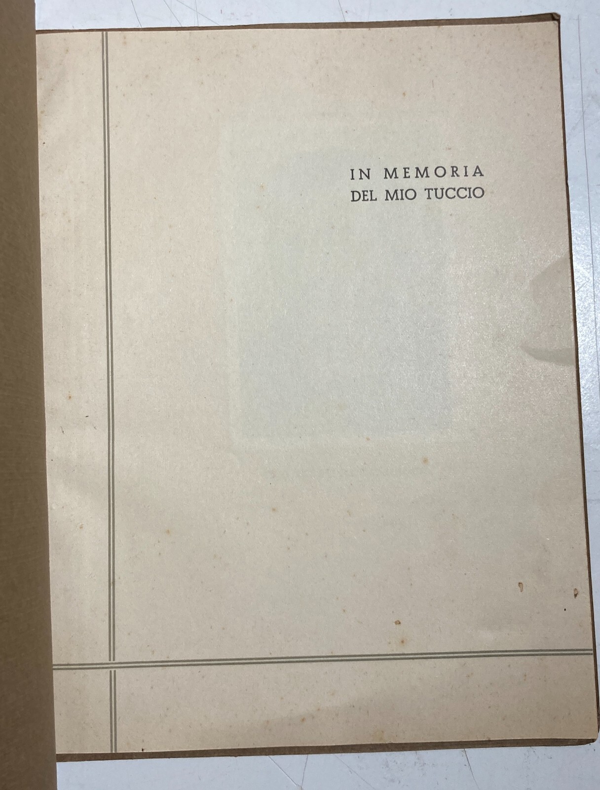 Puglia, Bari, Conversano, Triggiano, San Marino, Necrologio Tuccio Carbonara, 1939
