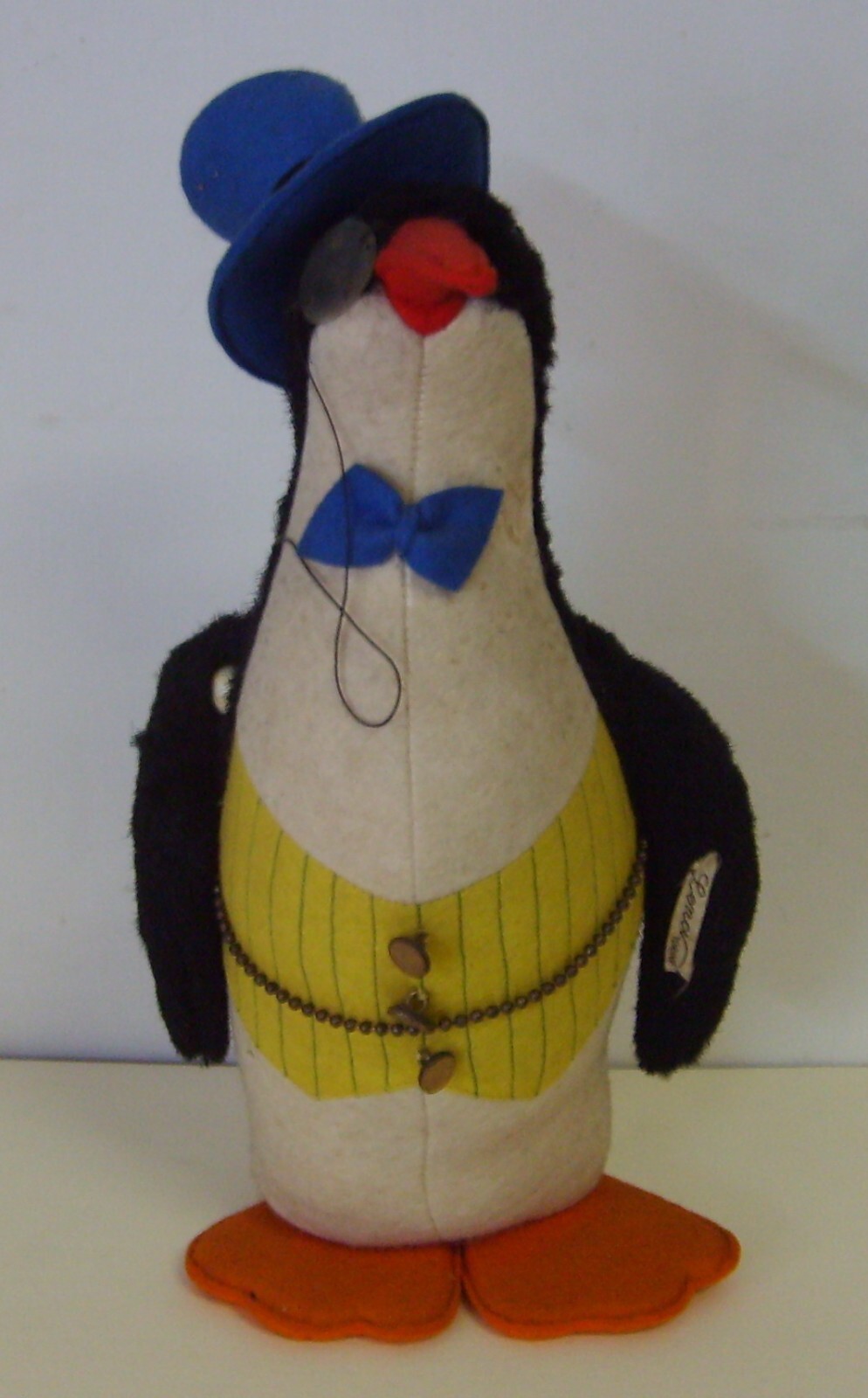 Pupazzo Pinguino In Pannolenci, Manifattura Lenci