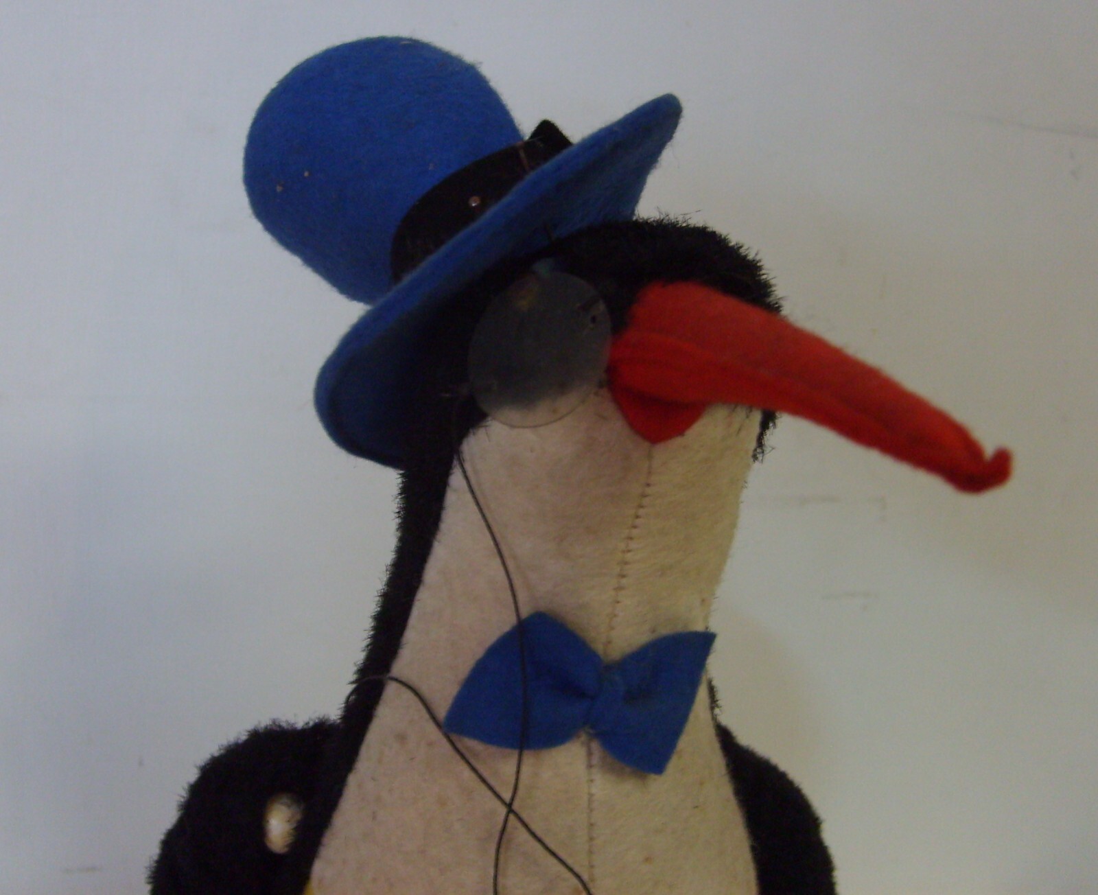 Pupazzo Pinguino In Pannolenci, Manifattura Lenci