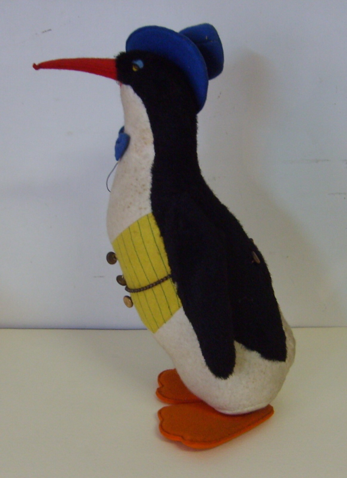 Pupazzo Pinguino In Pannolenci, Manifattura Lenci