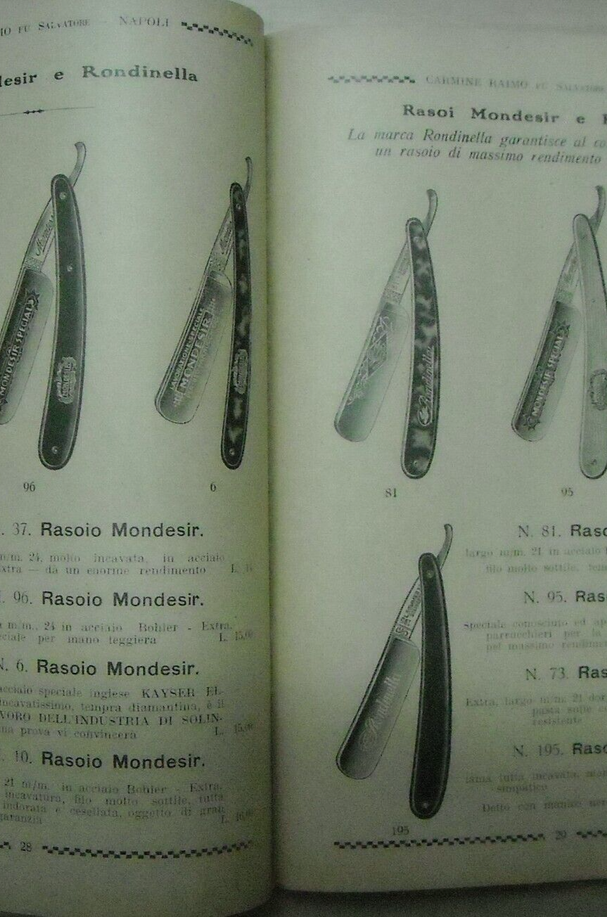 Napoli: Raimo Strumenti Medici, Sanitaria, Rasoi Da Barba, Forbici, Coltelli E Caccia
