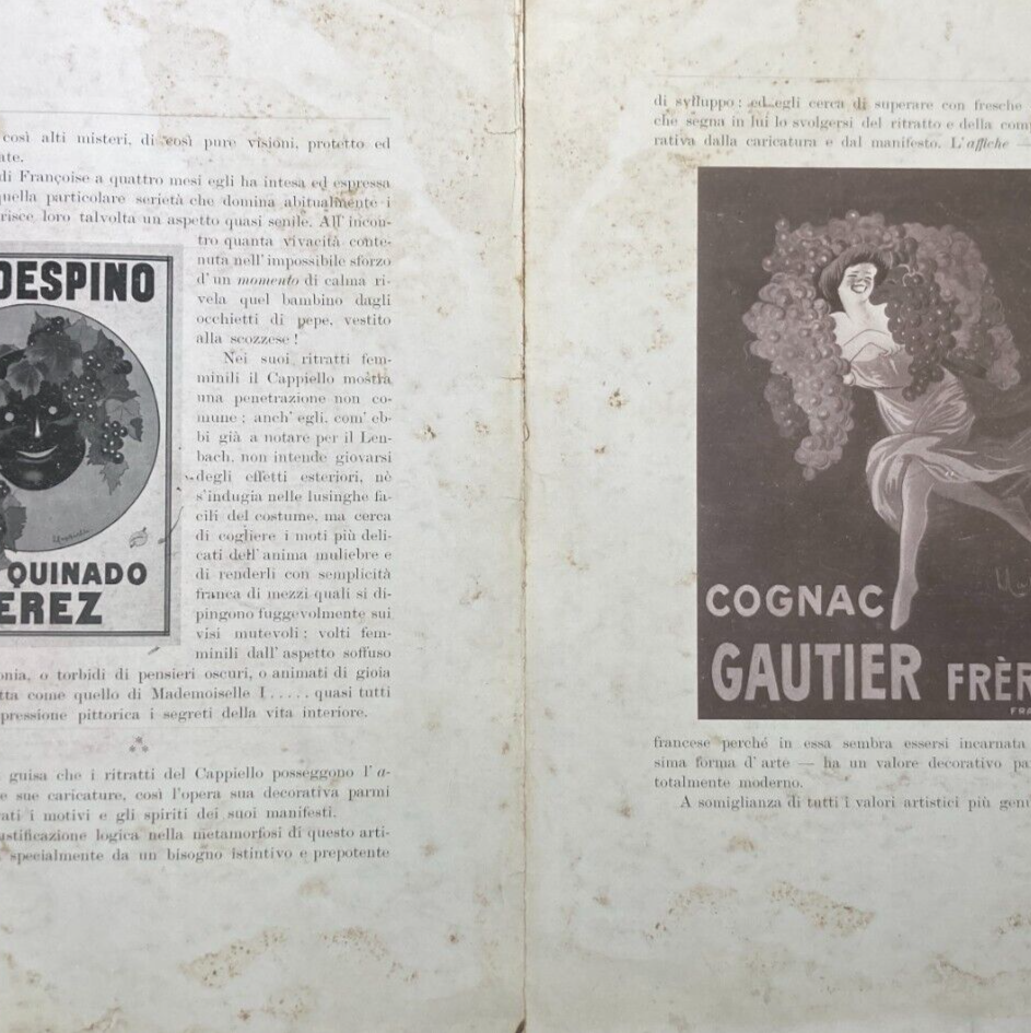 Piero Misciatelli: Angiolo Zanelli E Leonetto Cappiello Vita d'Arte, 1909