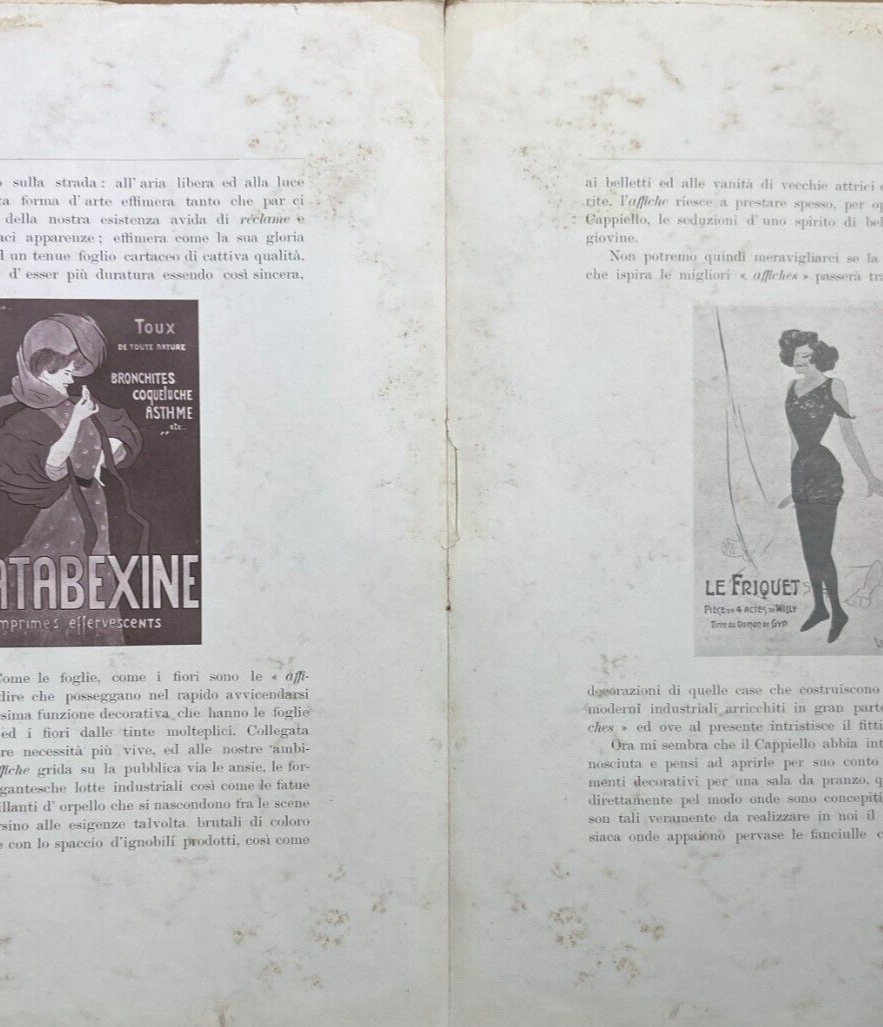 Piero Misciatelli: Angiolo Zanelli E Leonetto Cappiello Vita d'Arte, 1909