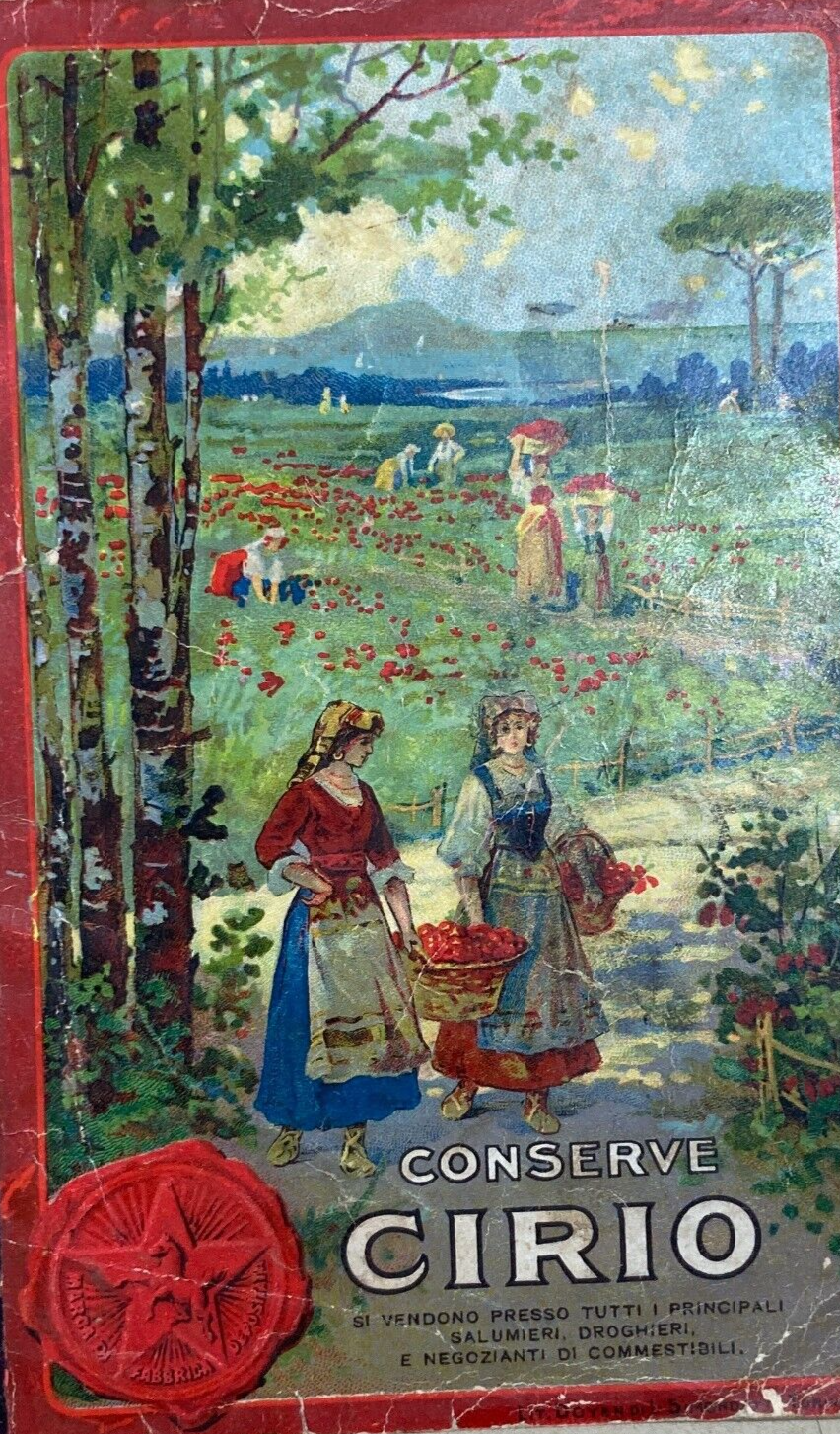 Cucina: Antico Ricettario Cirio, Conserve Alimentari, Napoli. Ortaggi E Pomodori