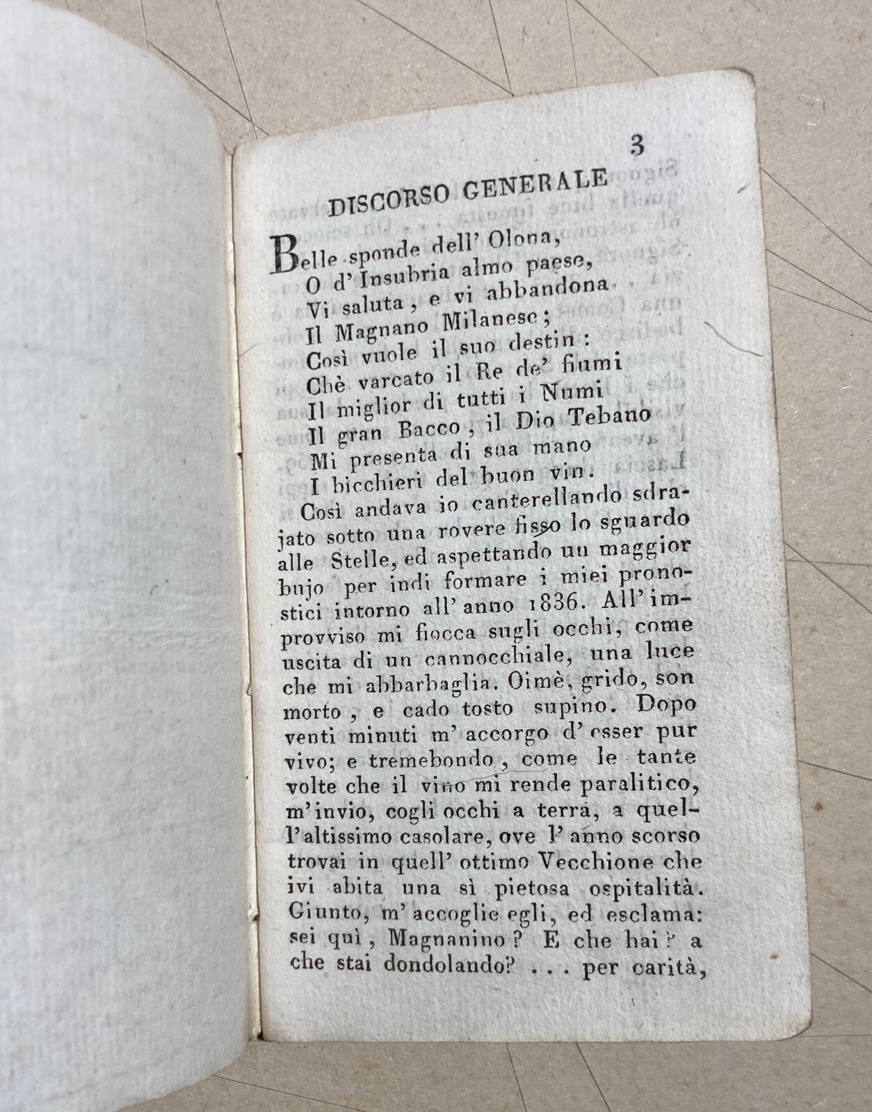 Emilia Romagna, Reggio Emilia Antico Almanacco Il Lepidissimo Astronomo, 1836 Fiere E Mercati