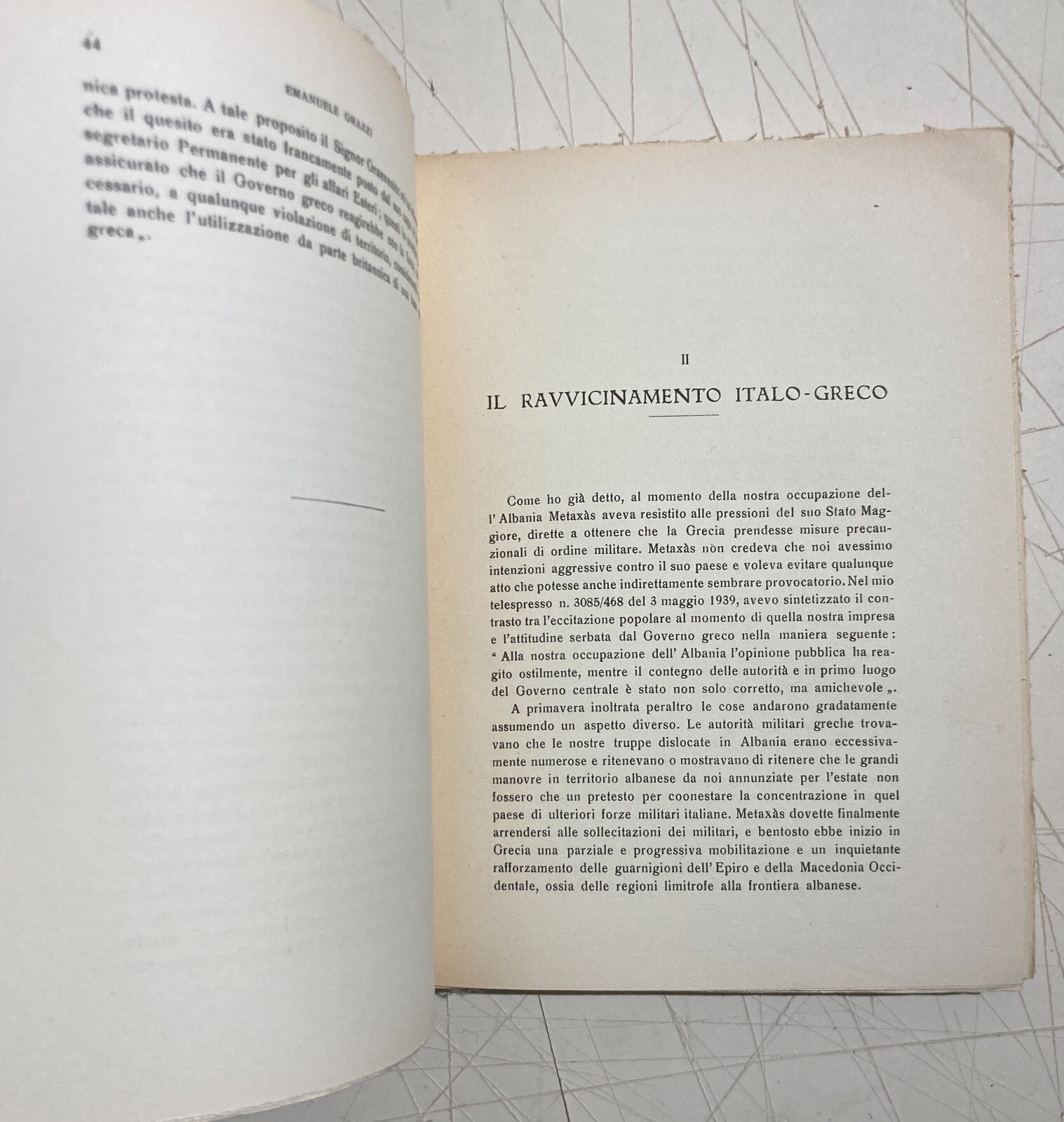 Politica, Economia, Militaria, Seconda Guerra Mondiale: Italia E Grecia   Grazzi   1945