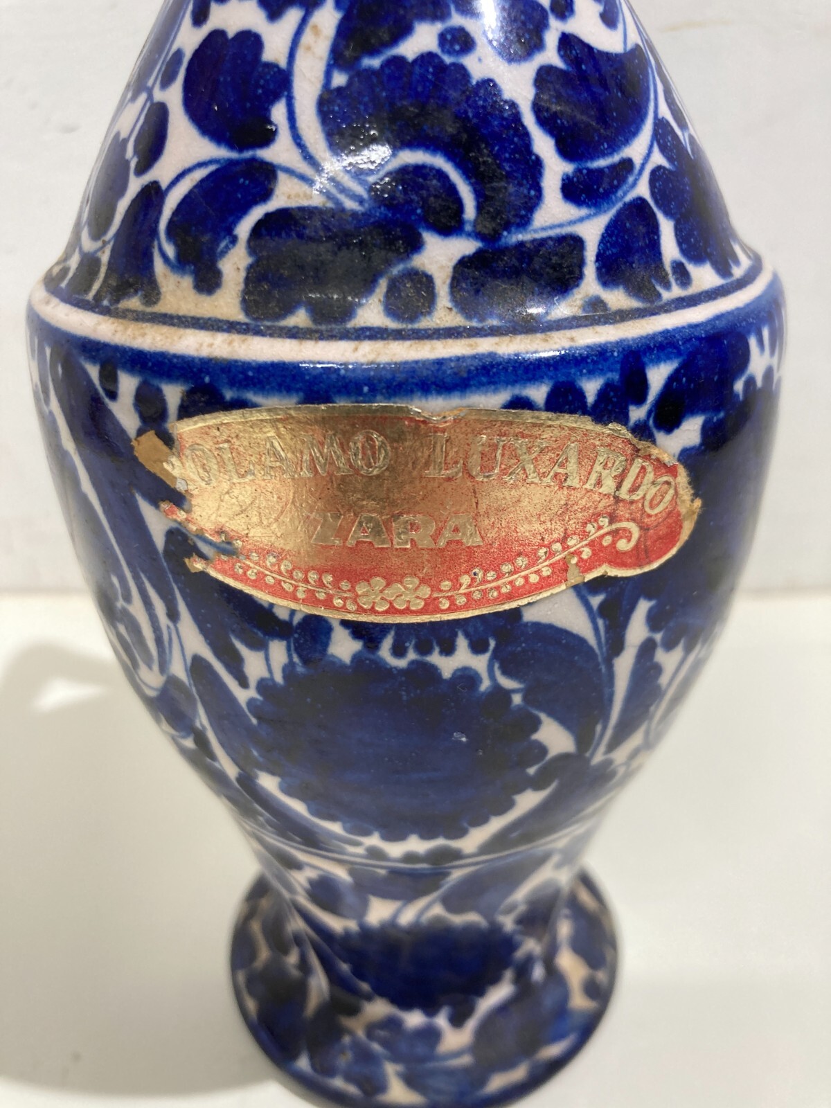 Liquore Luxardo, Zara. Bottiglia In Ceramica Di Faenza, CC.M.