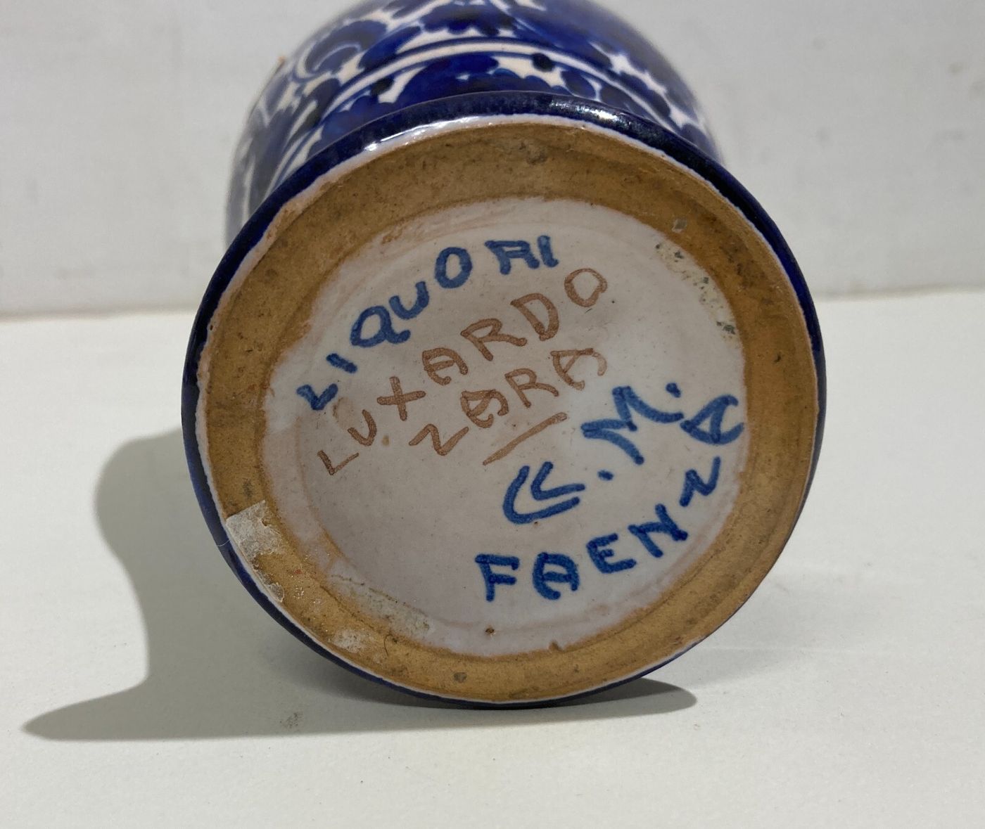 Liquore Luxardo, Zara. Bottiglia In Ceramica Di Faenza, CC.M.