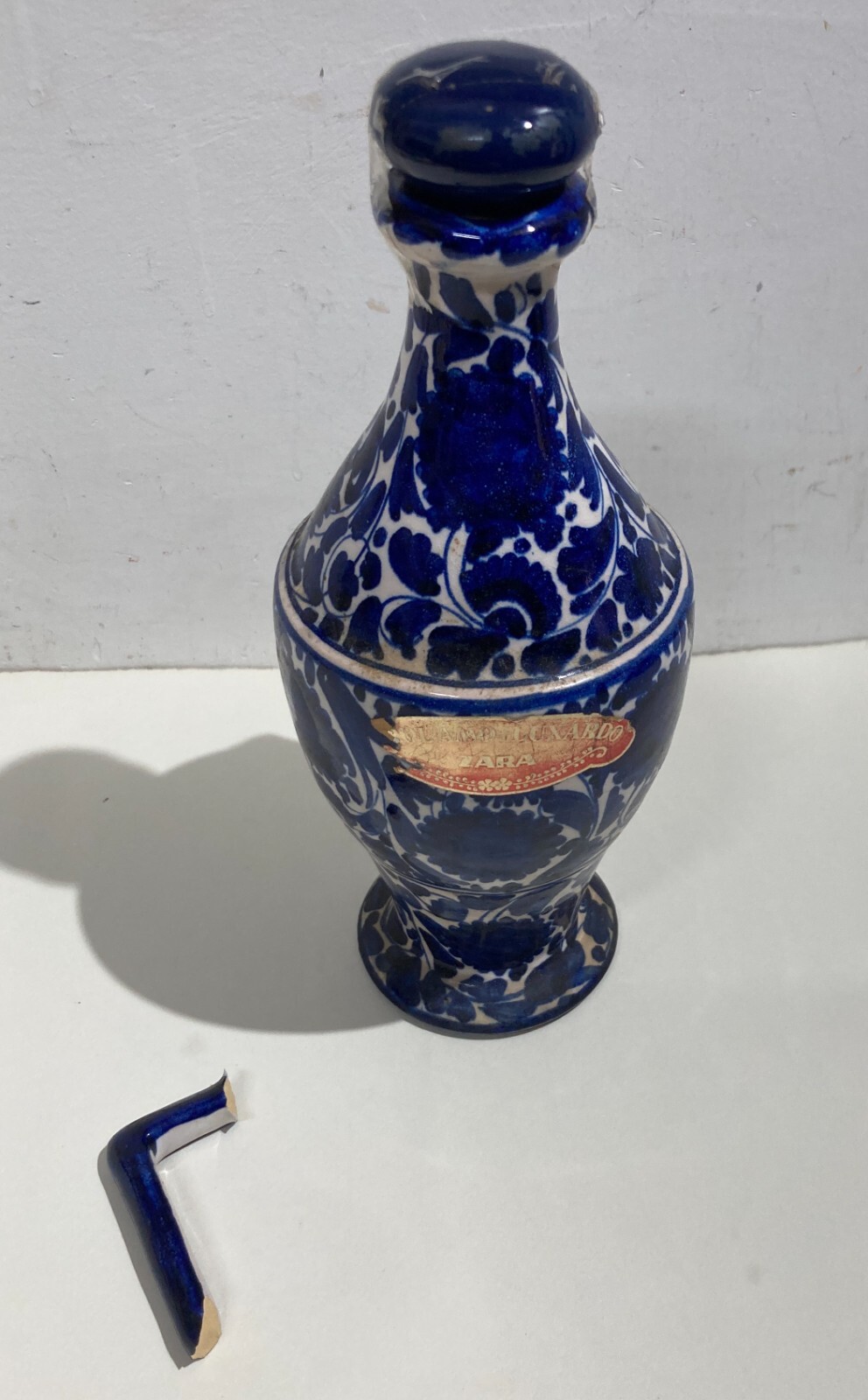 Liquore Luxardo, Zara. Bottiglia In Ceramica Di Faenza, CC.M.