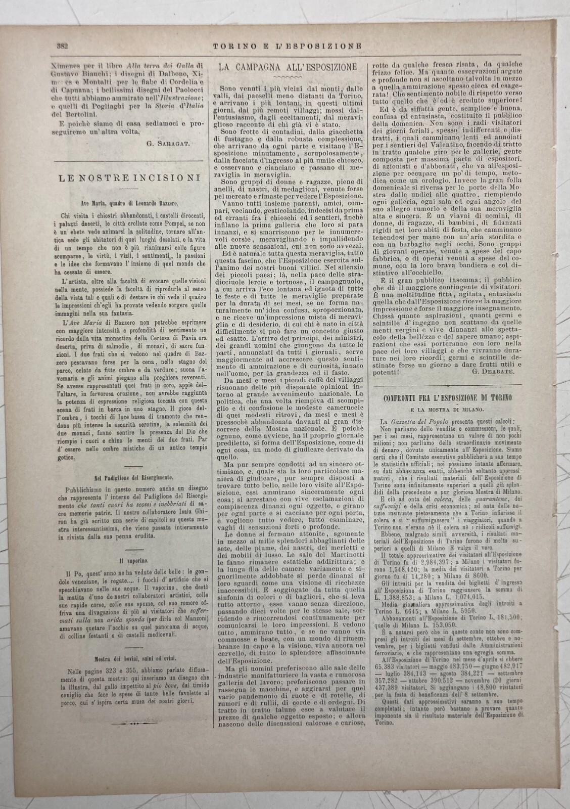 Esposizione Di Torino 1884: Padiglione Della Zoologia E Zootecnia Xilografia Di Quinto Cenni